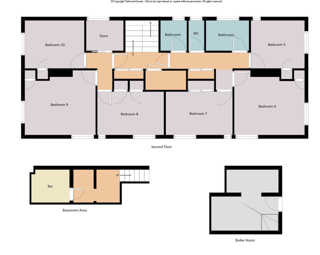 10 bed detached house for sale in Convent Road, Broadstairs - Property floorplan
