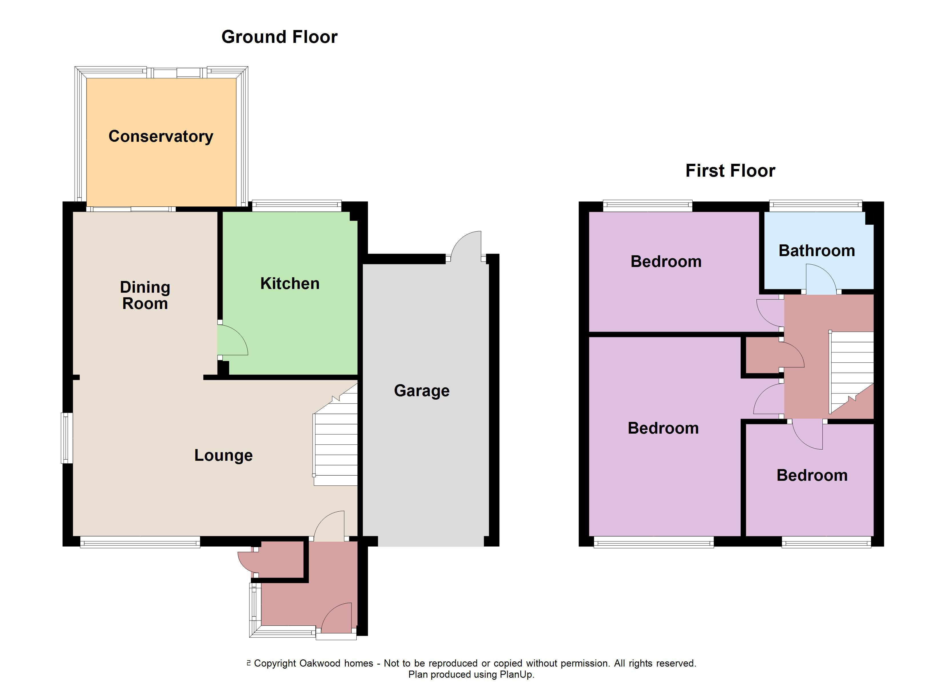 3 bed semi-detached house for sale in Staplehurst Gardens, Margate - Property floorplan