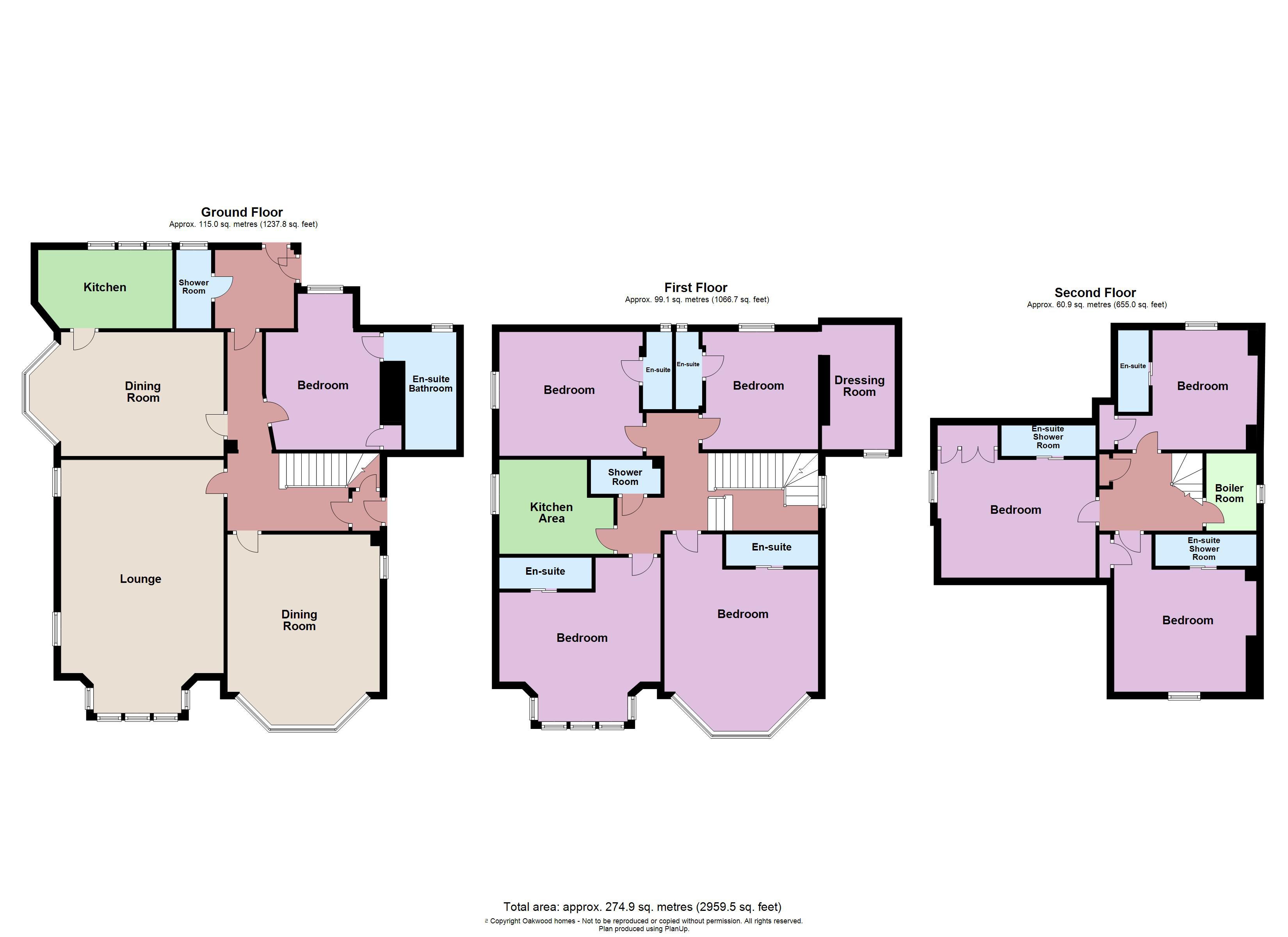 9 bed semi-detached house for sale in Canterbury Road, Margate - Property floorplan