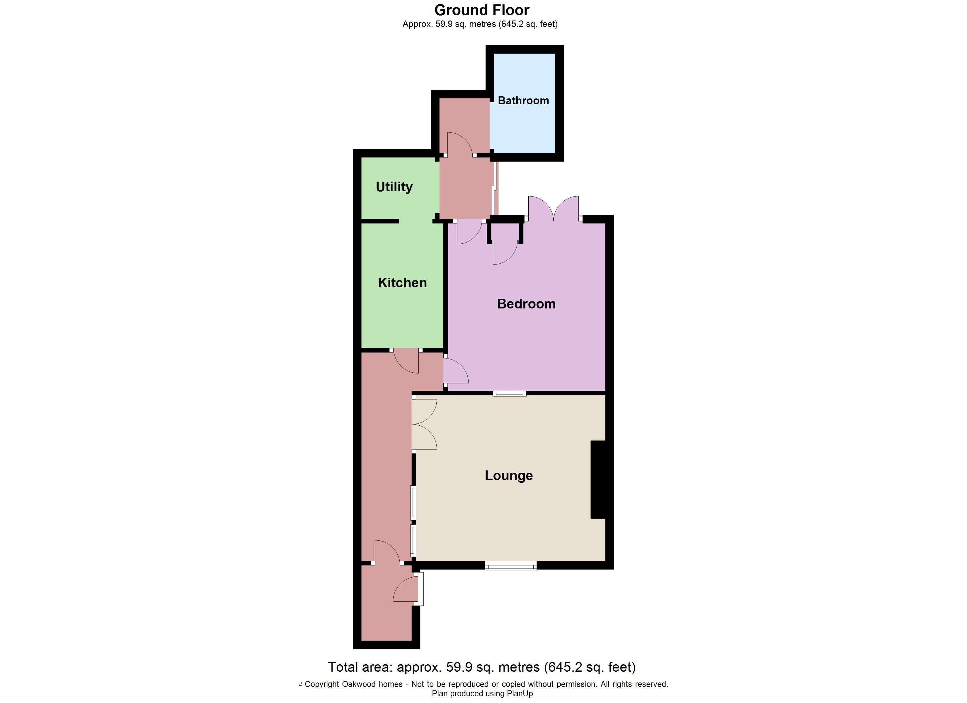 1 bed flat for sale in Grosvenor Place, Margate - Property Floorplan