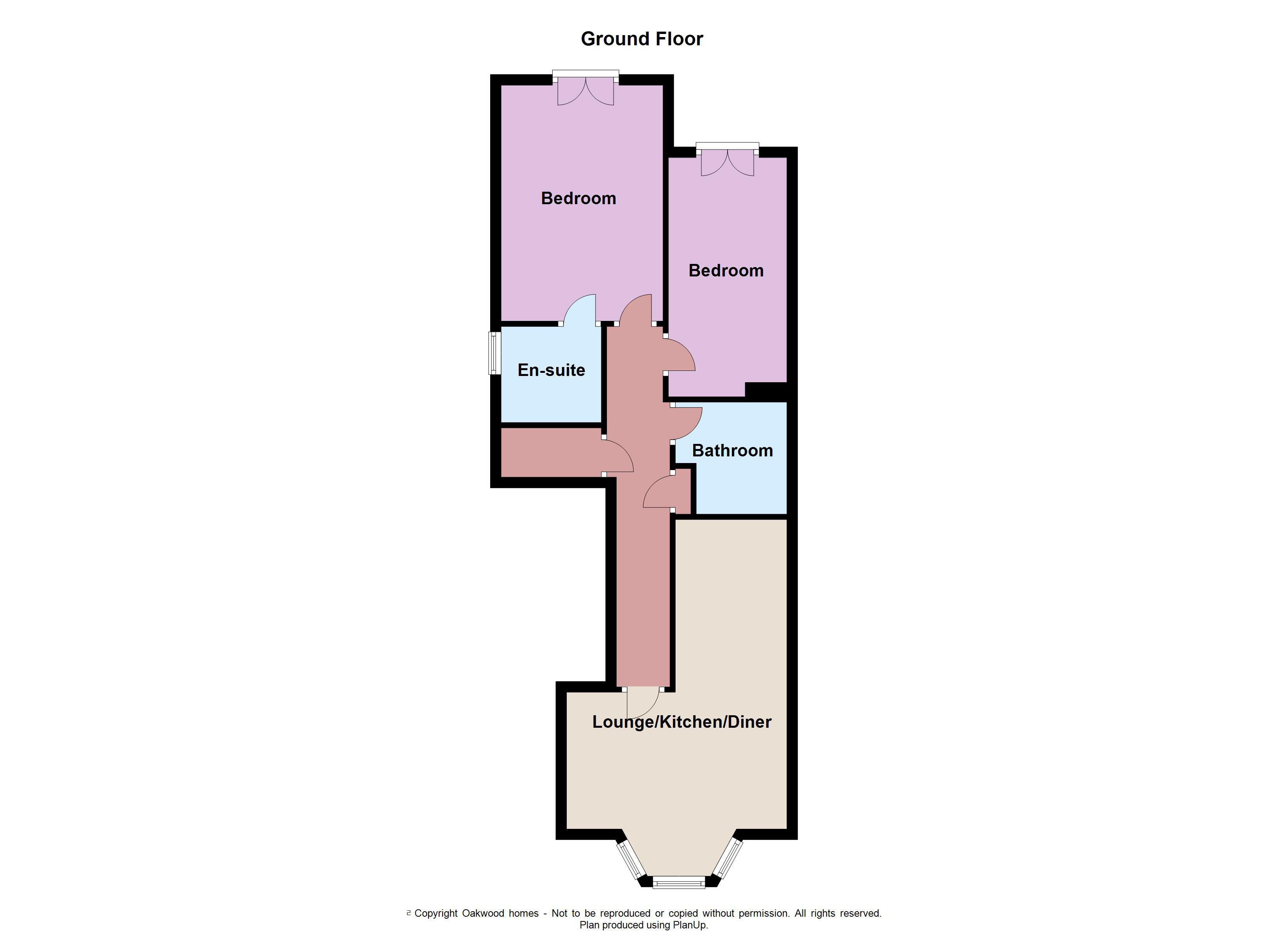 2 bed flat for sale in Barber Court, Margate - Property Floorplan