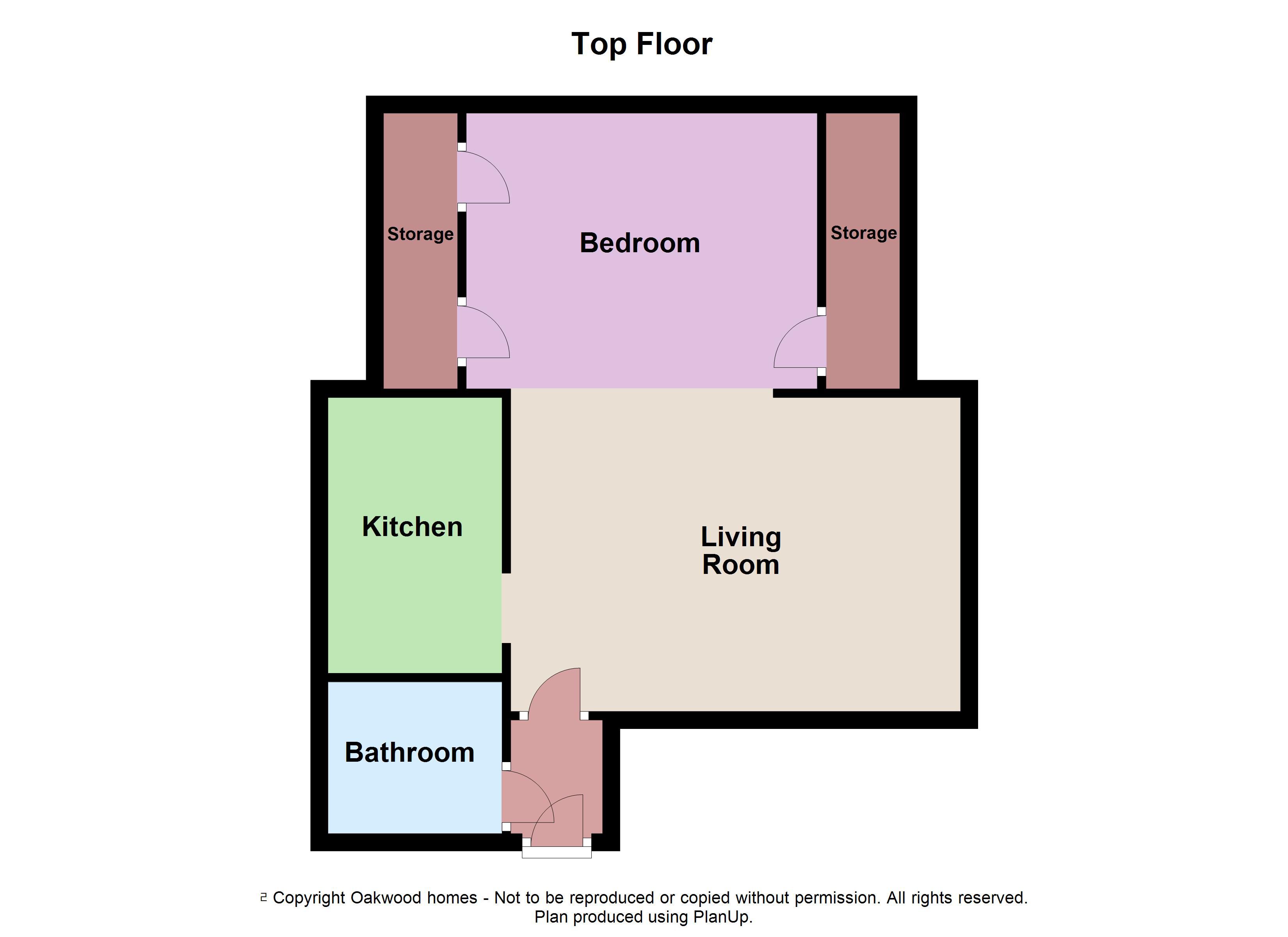 1 bed flat for sale in Alexandra Court, Margate - Property floorplan
