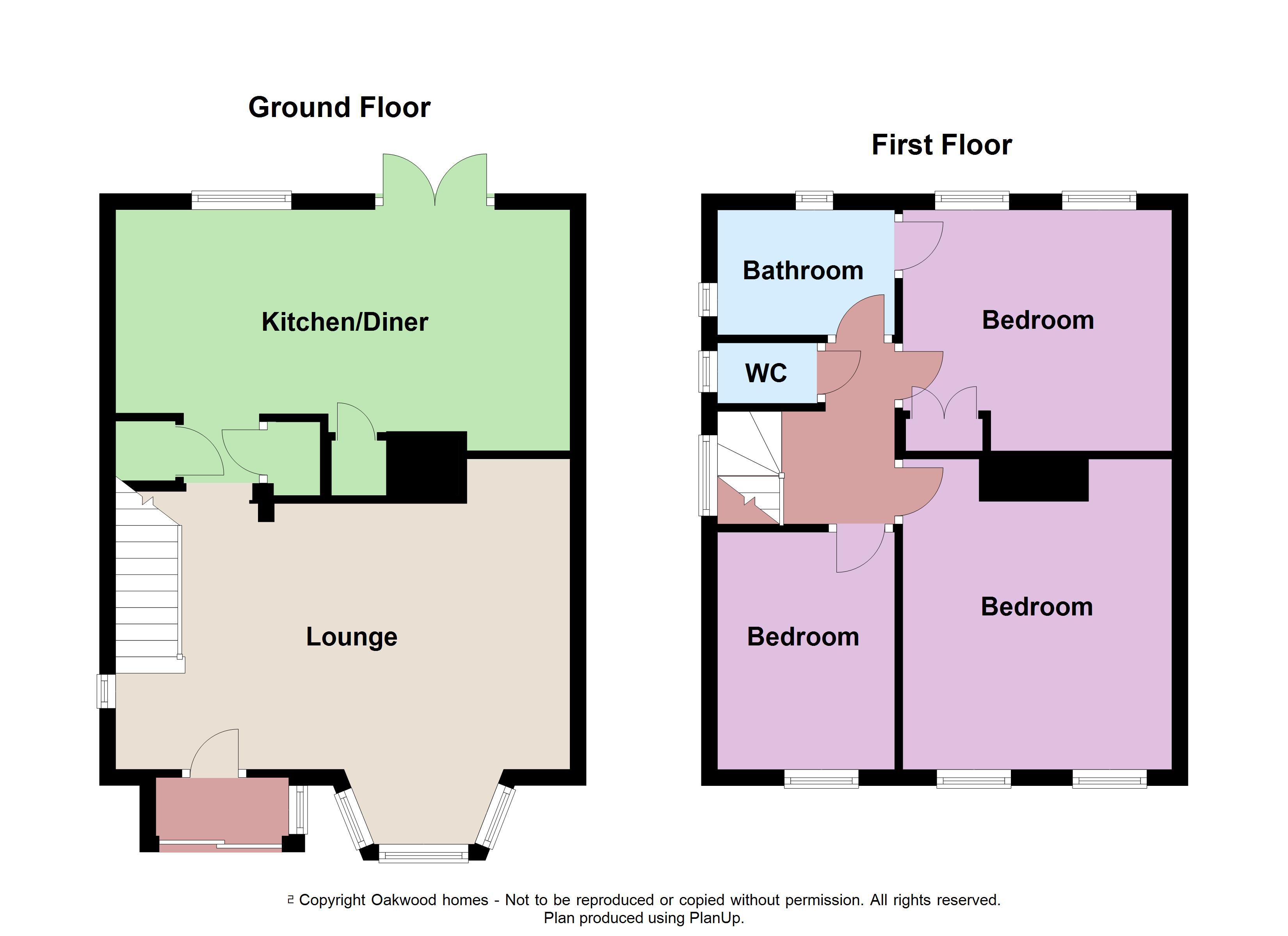 3 bed semi-detached house for sale in Arlington Gardens, Margate - Property floorplan