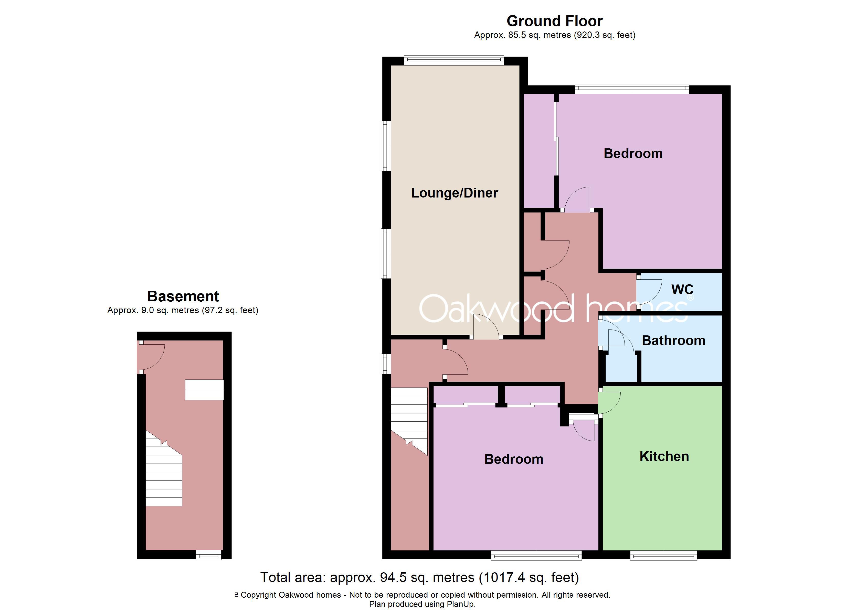 2 bed maisonette for sale in Sundew Grove, Ramsgate - Property floorplan