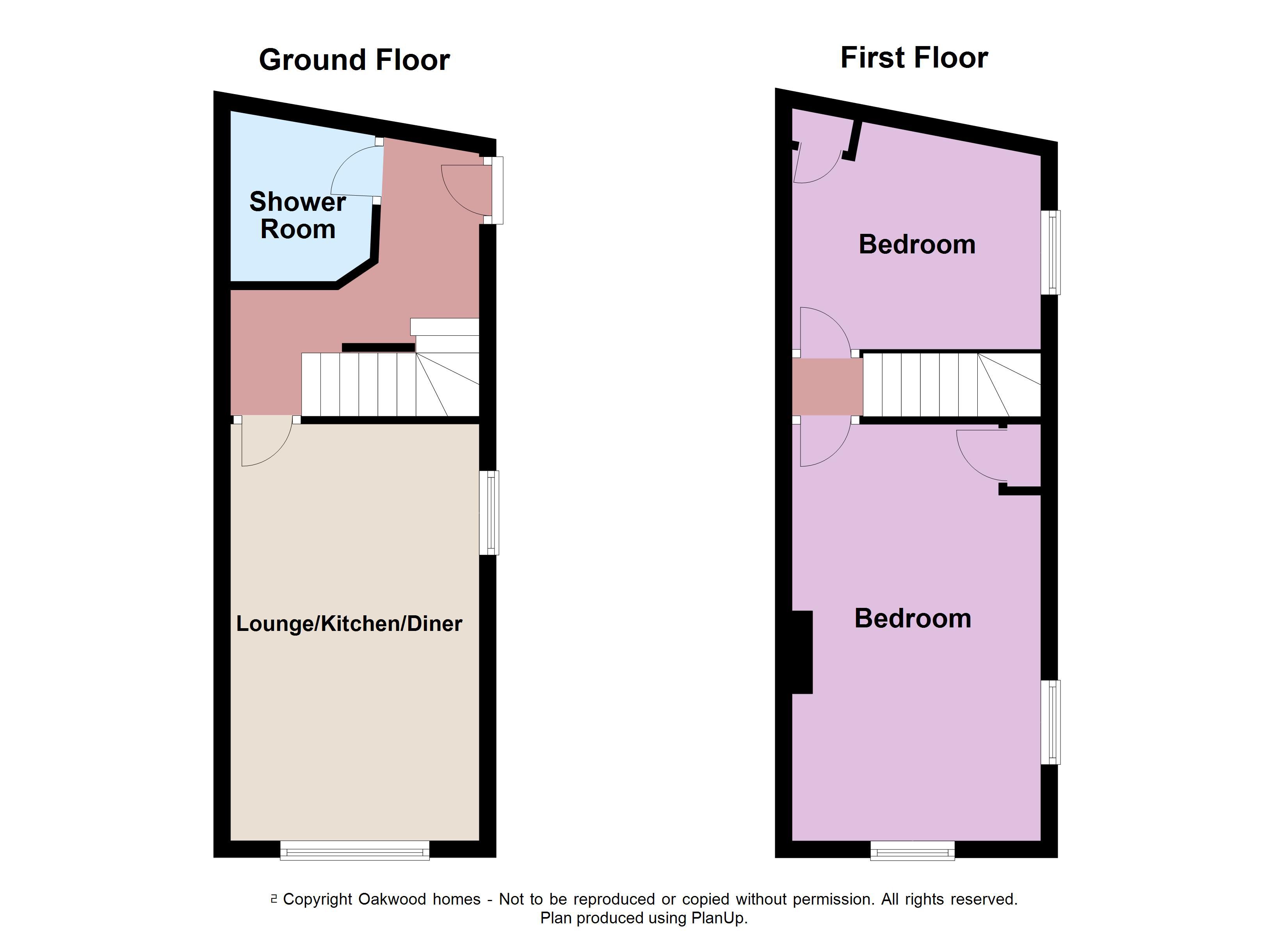 2 bed terraced house for sale in Percy Road, Ramsgate - Property Floorplan