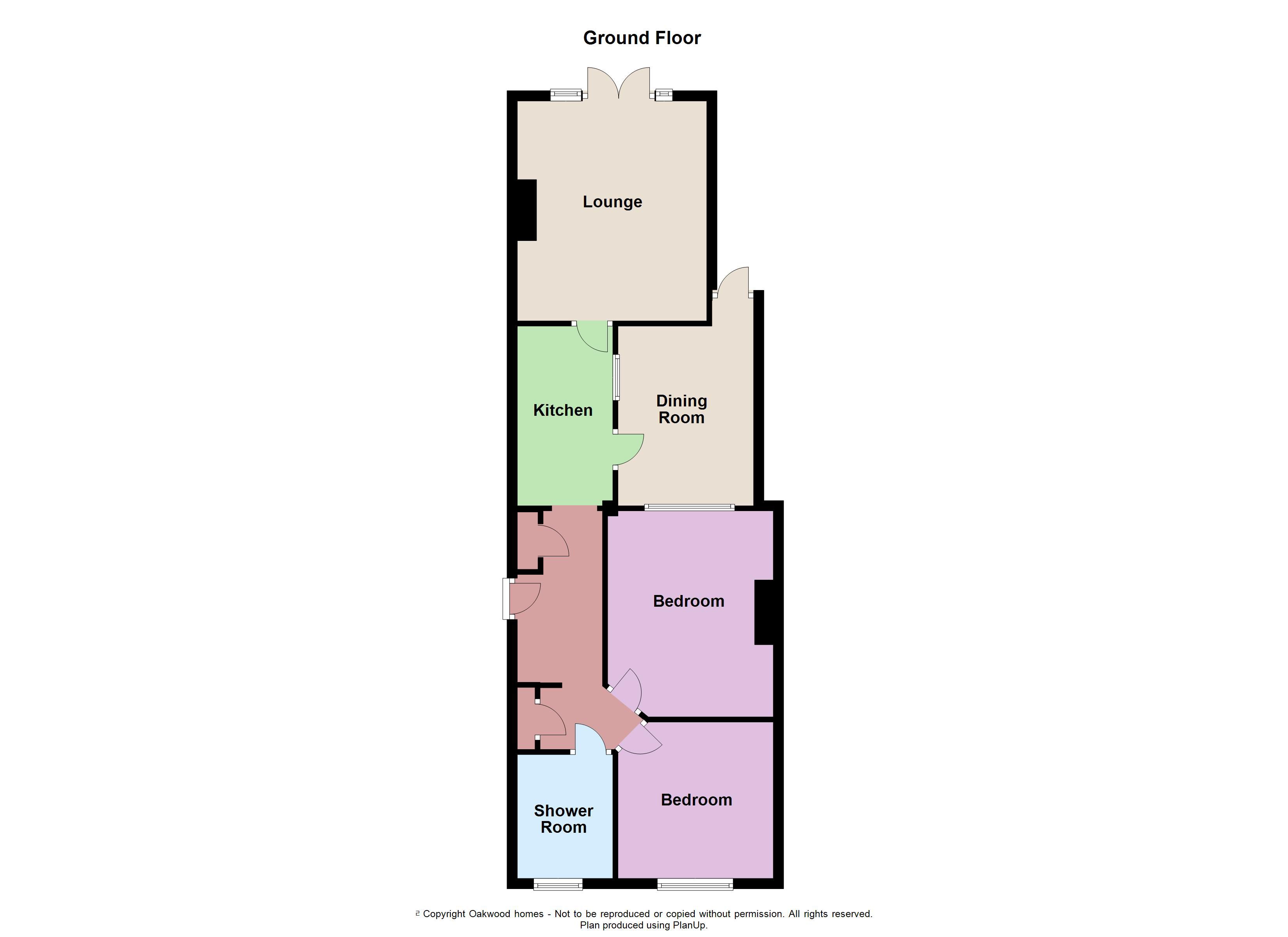 2 bed semi-detached bungalow for sale in Cliffsend Grove, Ramsgate - Property floorplan