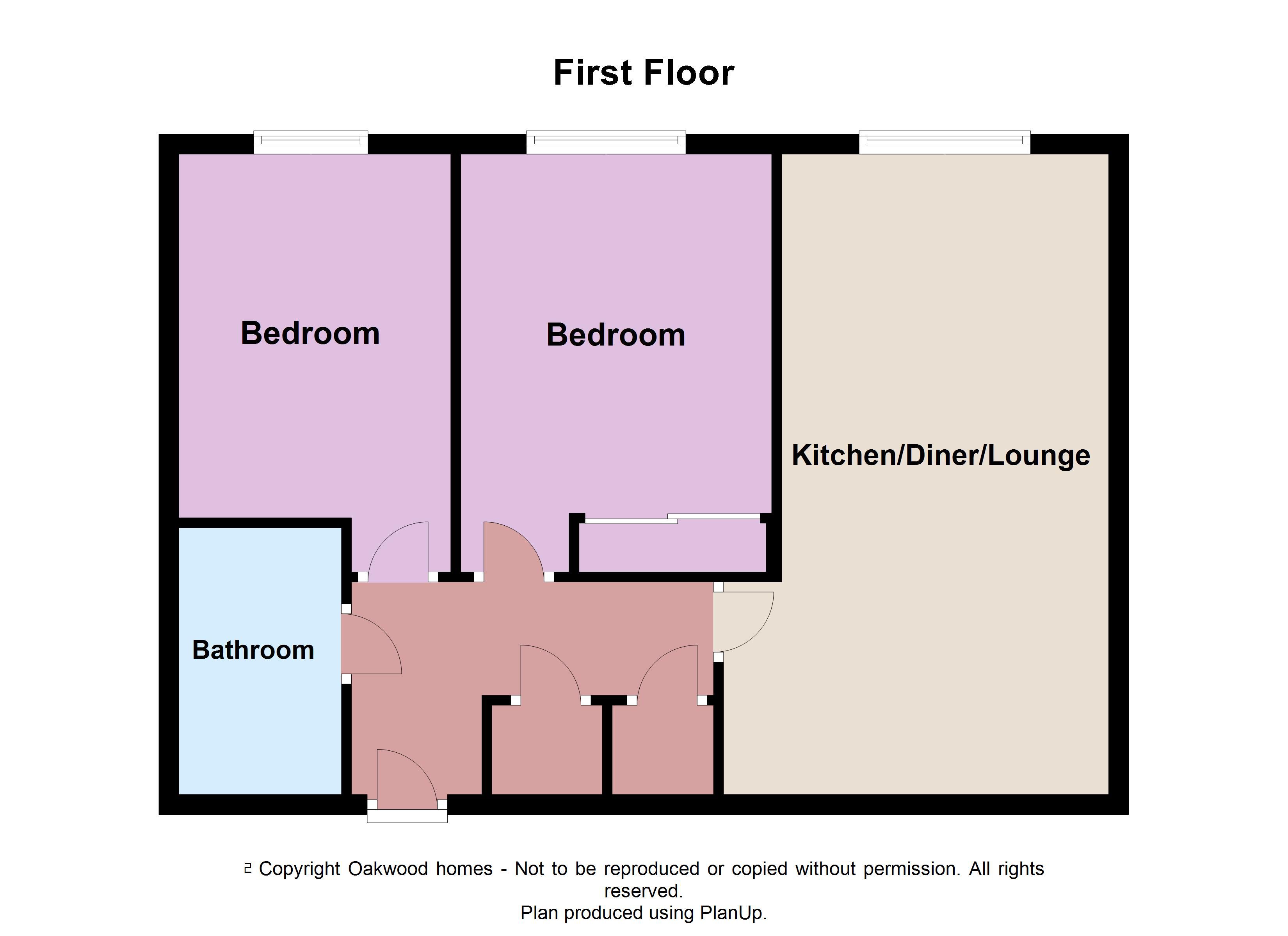 2 bed flat for sale in Cecilia Apartments, Ramsgate - Property Floorplan