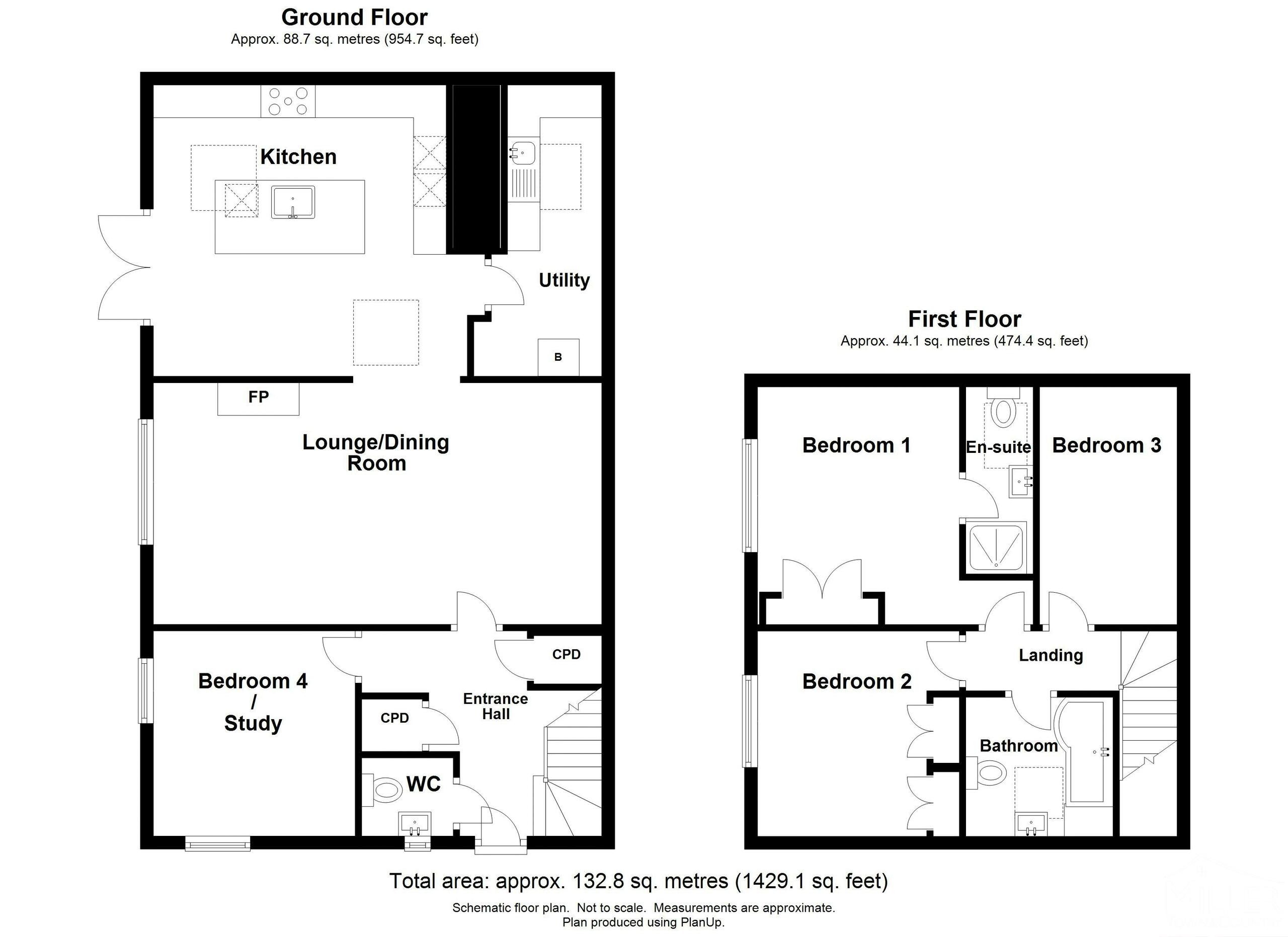 4 bed barn conversion for sale in Broadwoodkelly, Winkleigh - Property floorplan