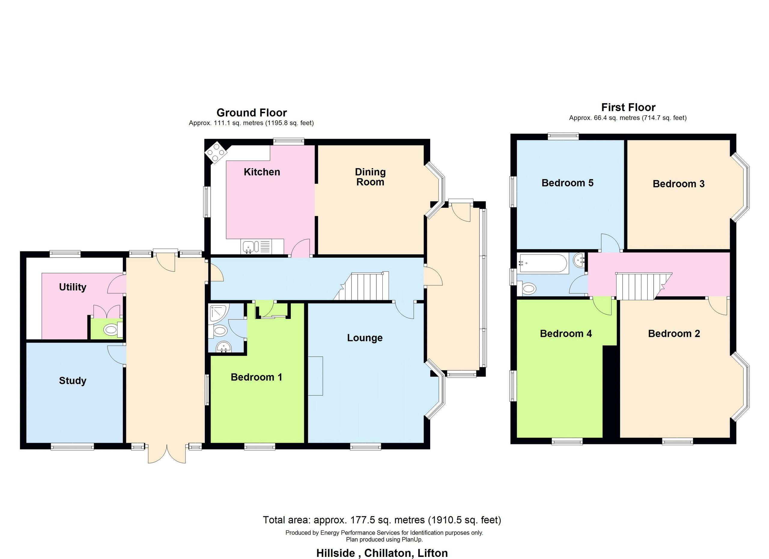 5 bed detached house for sale in Chillaton, Lifton - Property floorplan