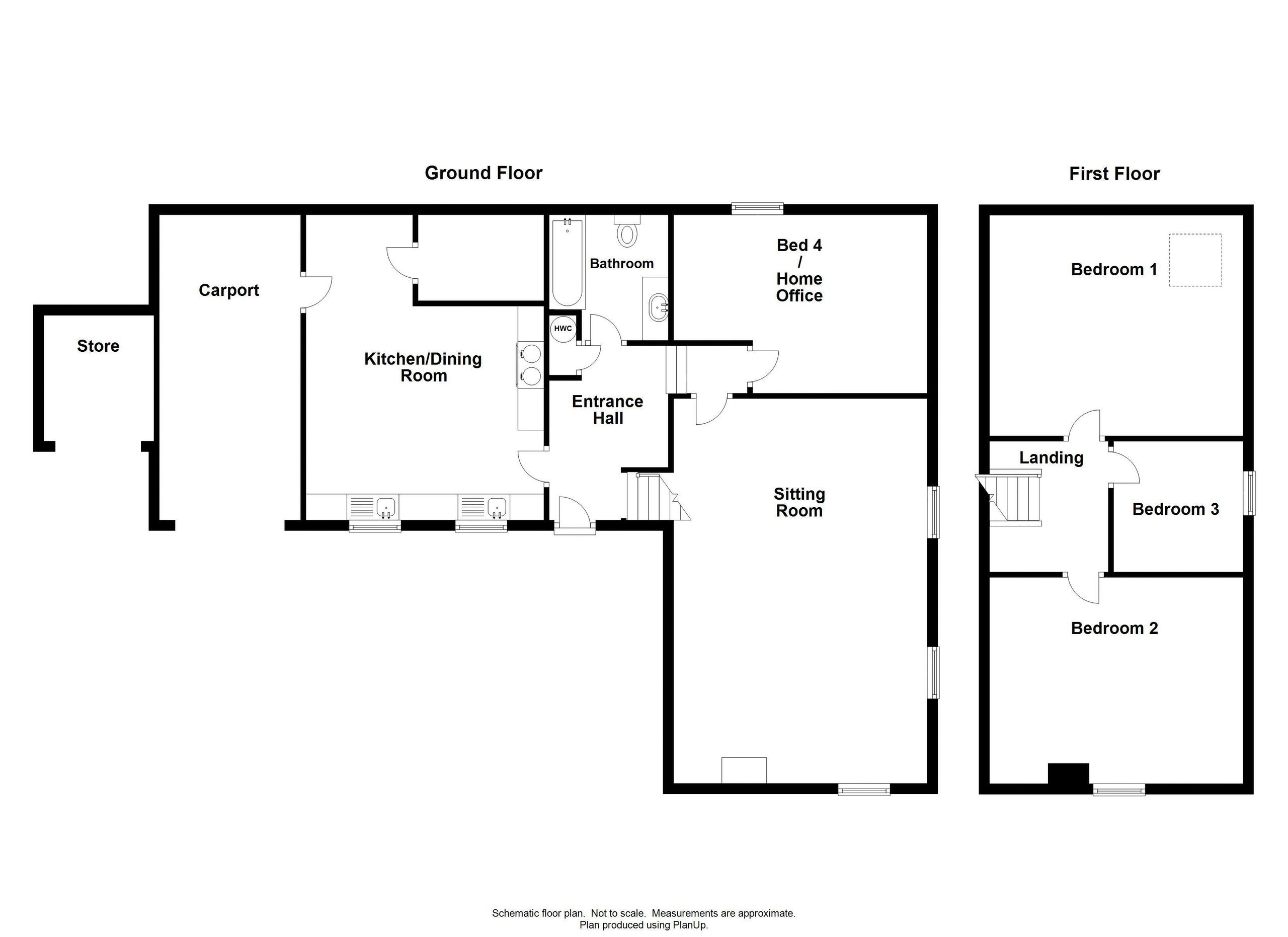 3 bed barn conversion for sale in Liftondown, Launceston - Property floorplan