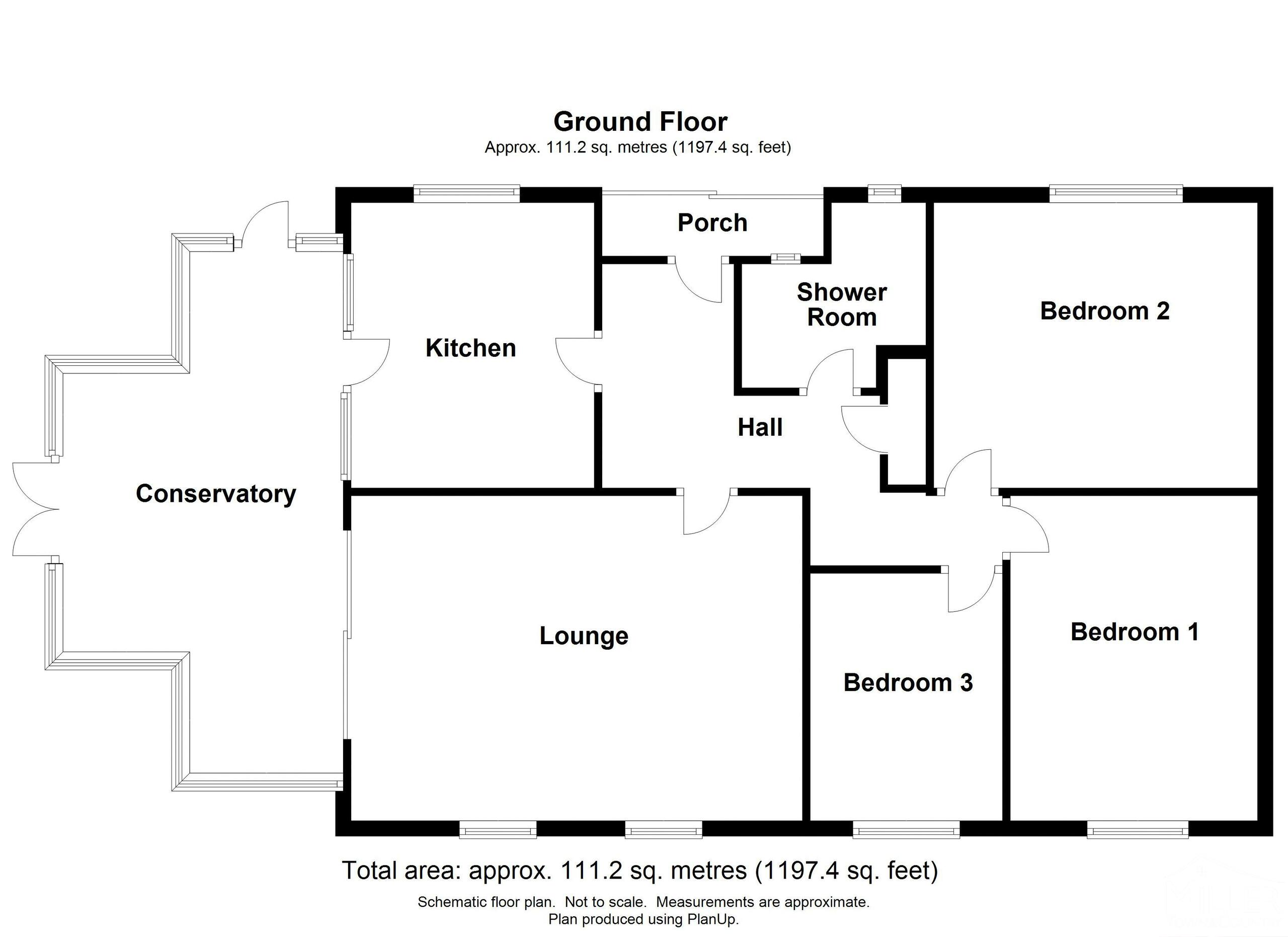 3 bed detached bungalow for sale in Moorview Cowsen Lane, Okehampton - Property floorplan