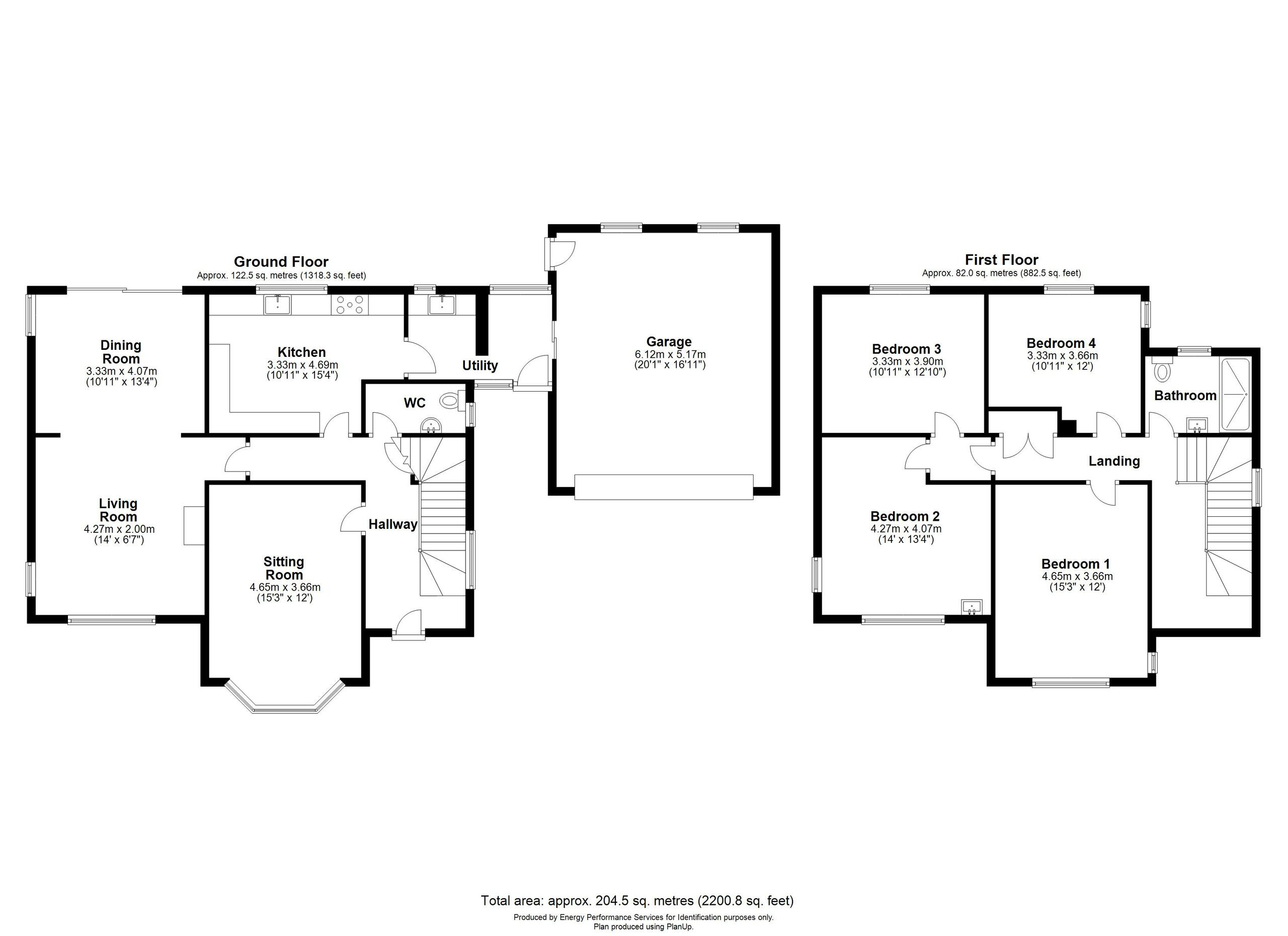4 bed detached house for sale in Deer Park Road, Tavistock - Property floorplan