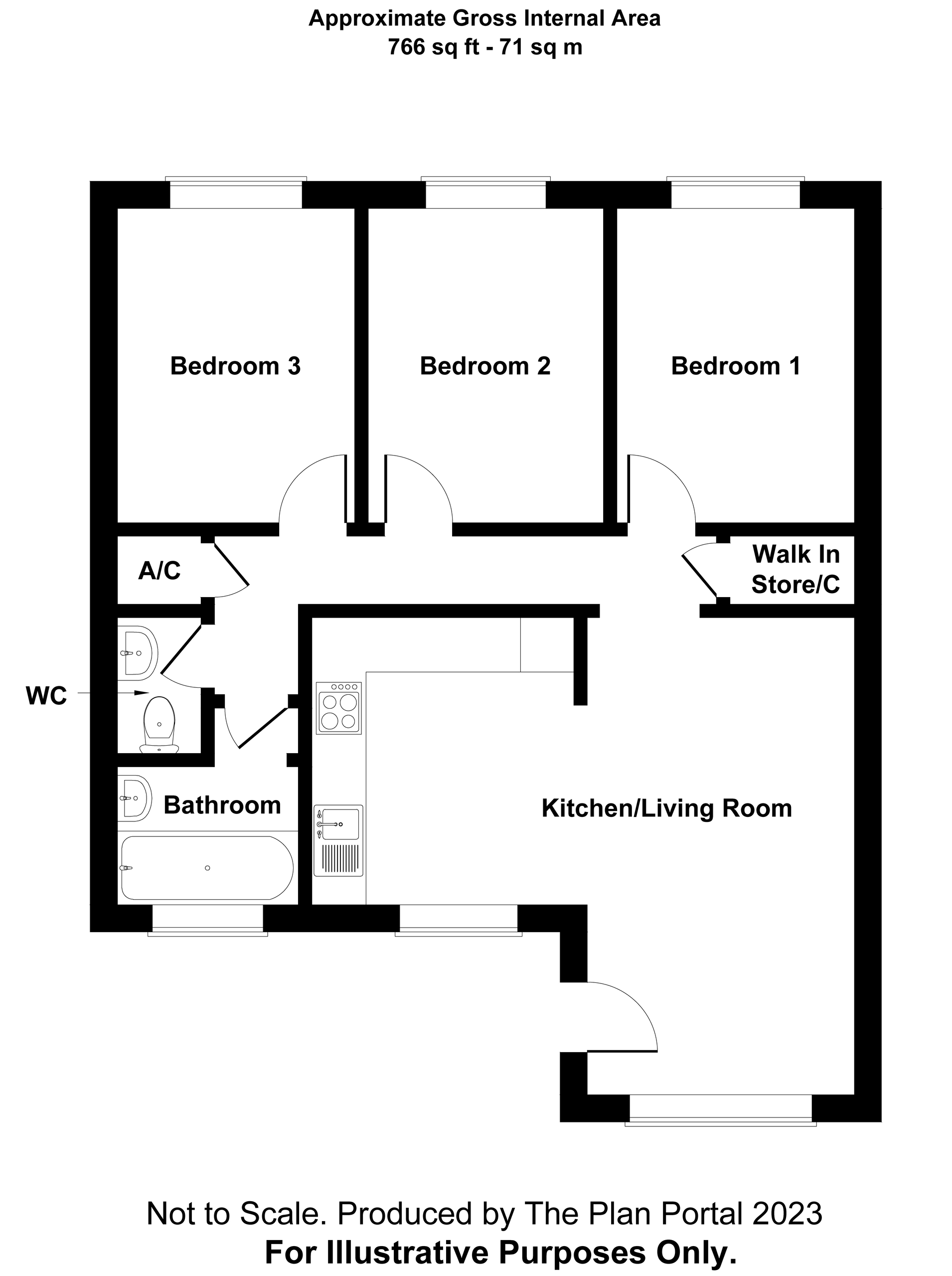 3 bed lodge for sale in Honicombe Manor, Callington - Property floorplan