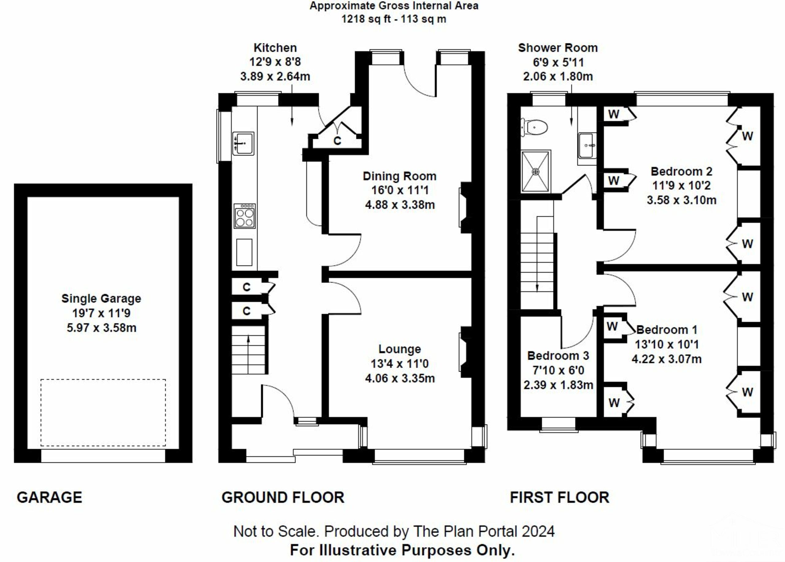 3 bed semi-detached house for sale in Leaholes Avenue, Okehampton - Property floorplan