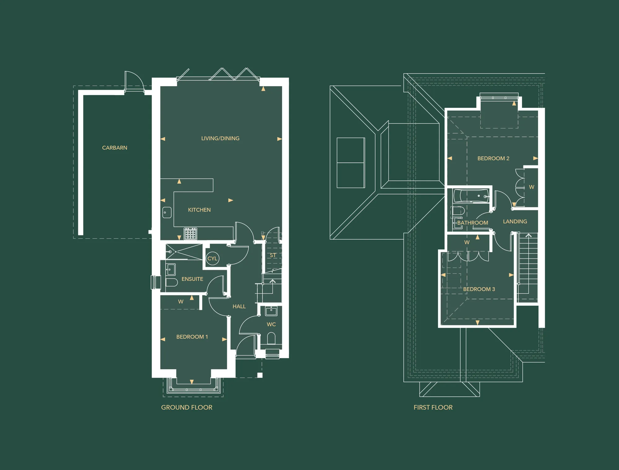 3 bed detached house for sale in West Drive, Tadworth - Property Floorplan