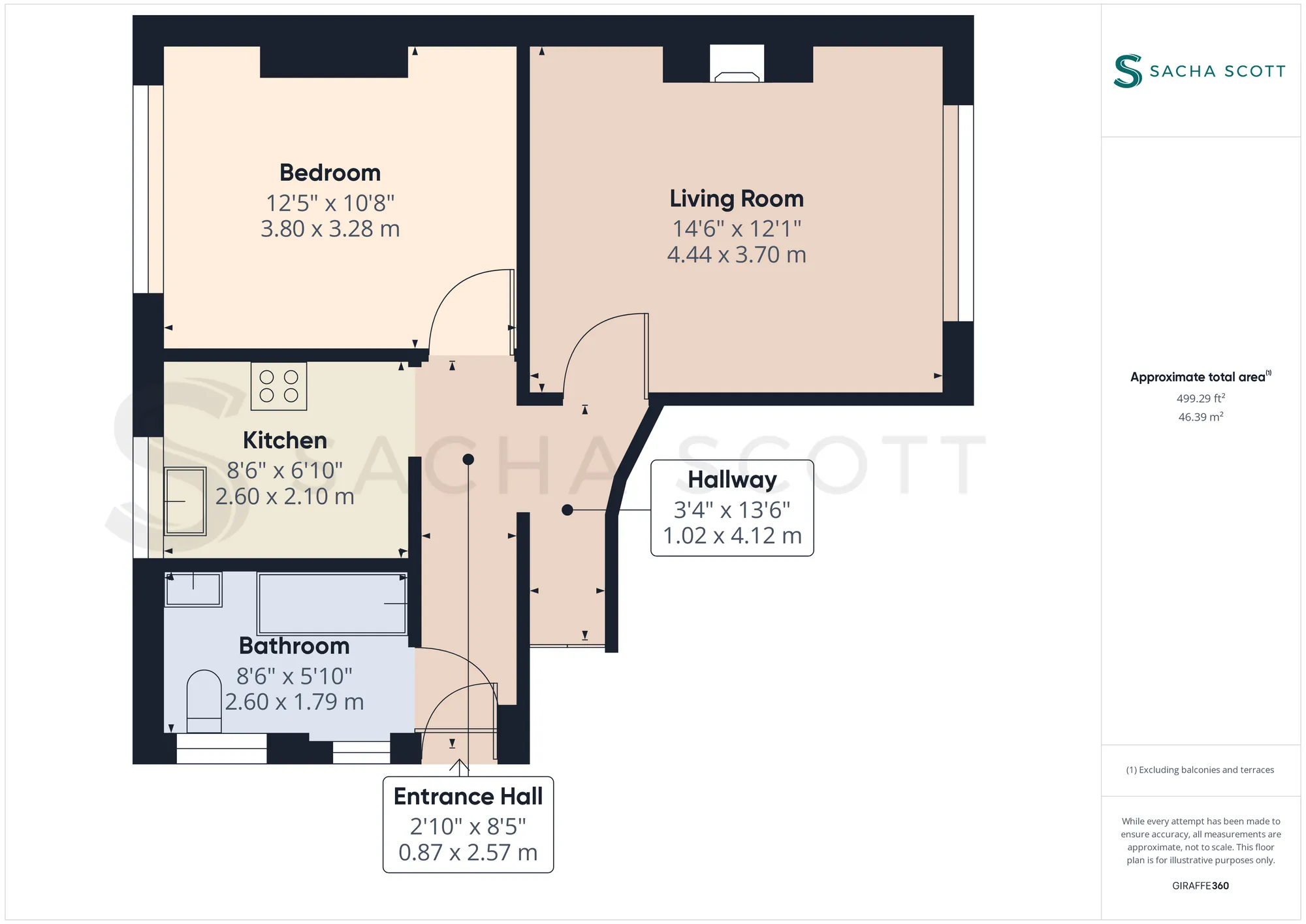 1 bed maisonette for sale in Dunraven Avenue, Redhill - Property Floorplan