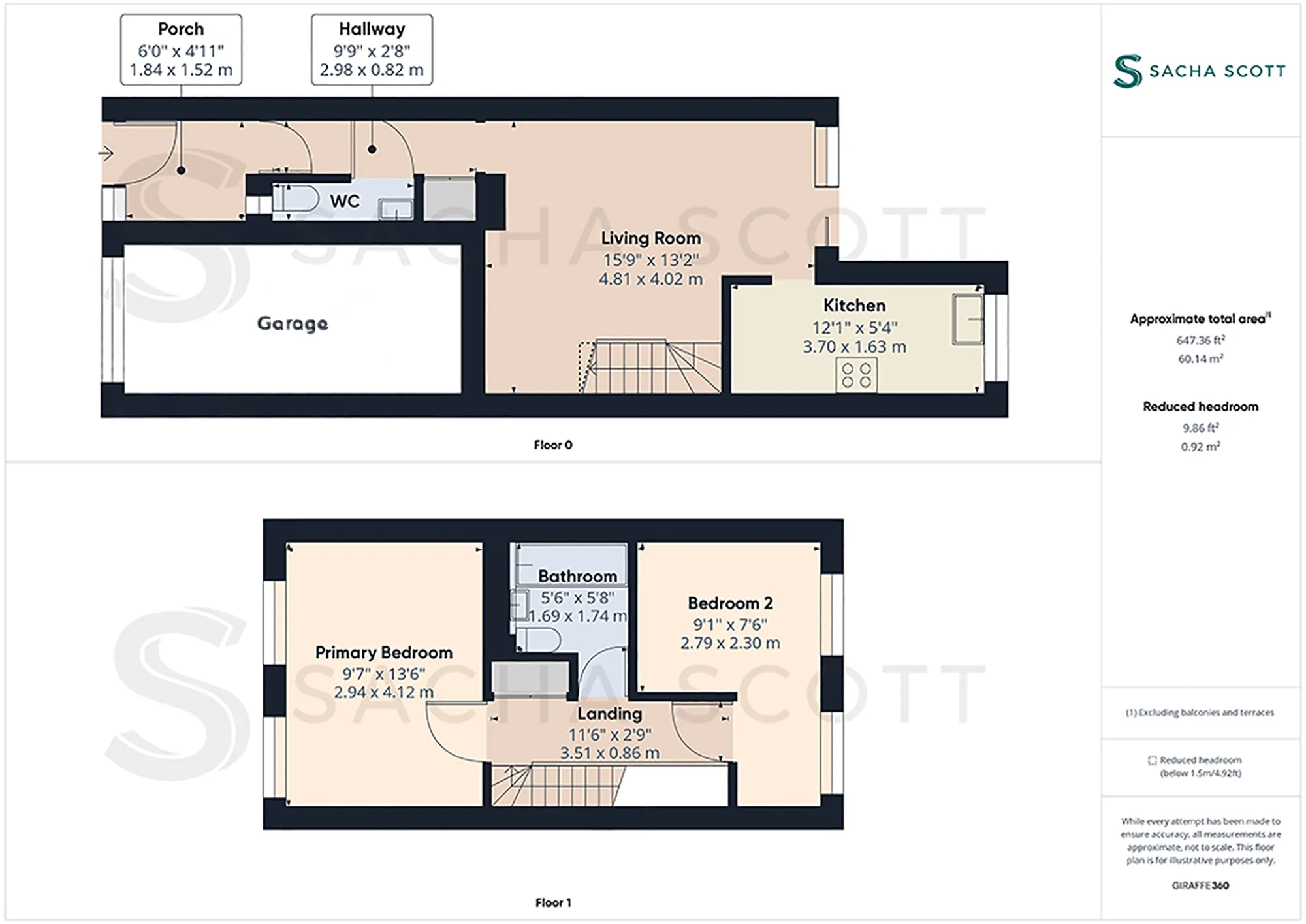 2 bed mid-terraced house for sale in Brandy Way, Sutton - Property Floorplan