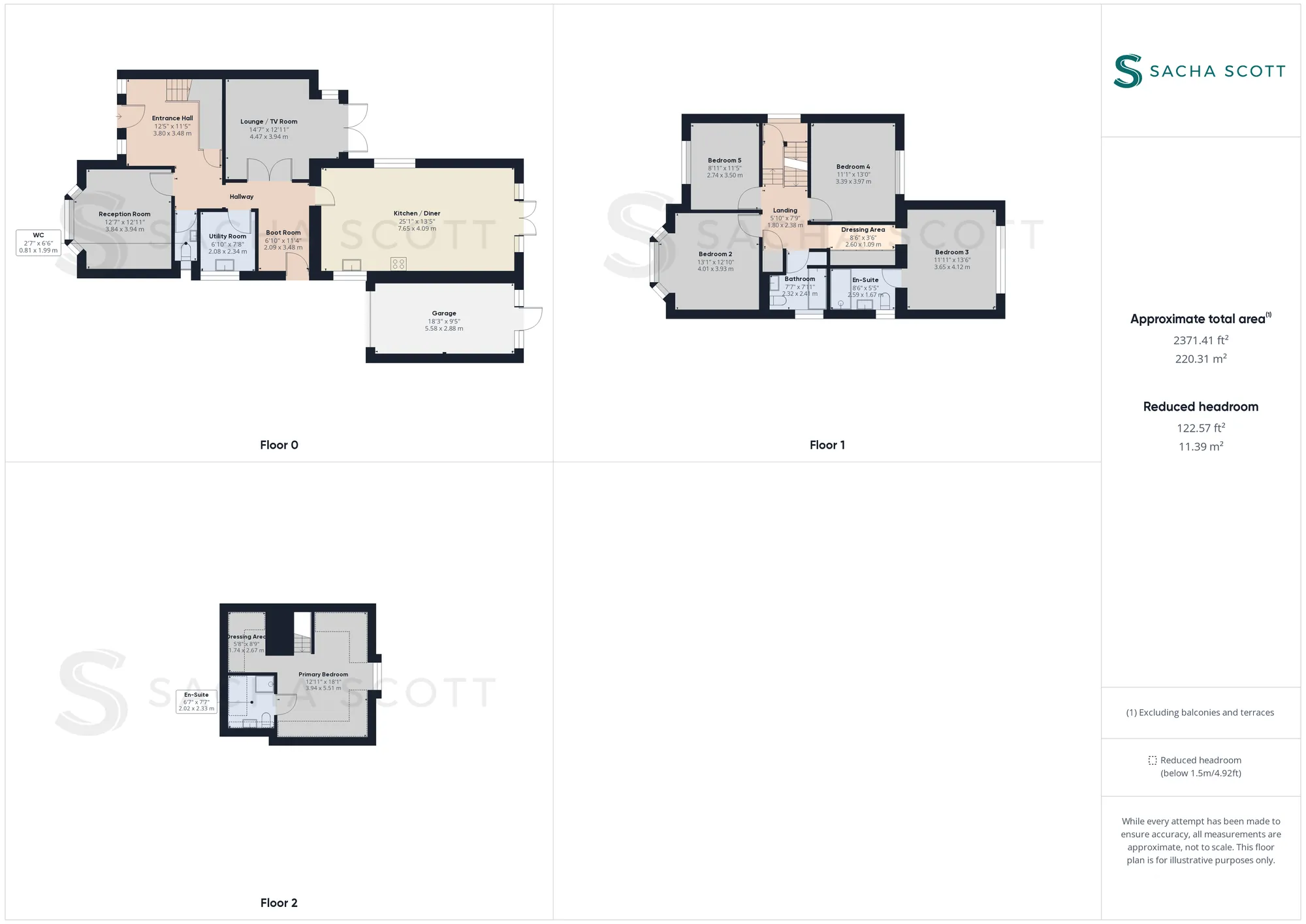 5 bed detached house for sale in Nork Way, Banstead - Property Floorplan