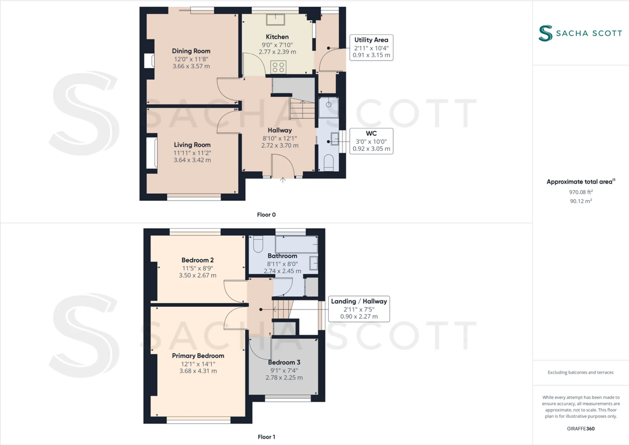 3 bed detached house for sale in Warren Road, Banstead - Property Floorplan