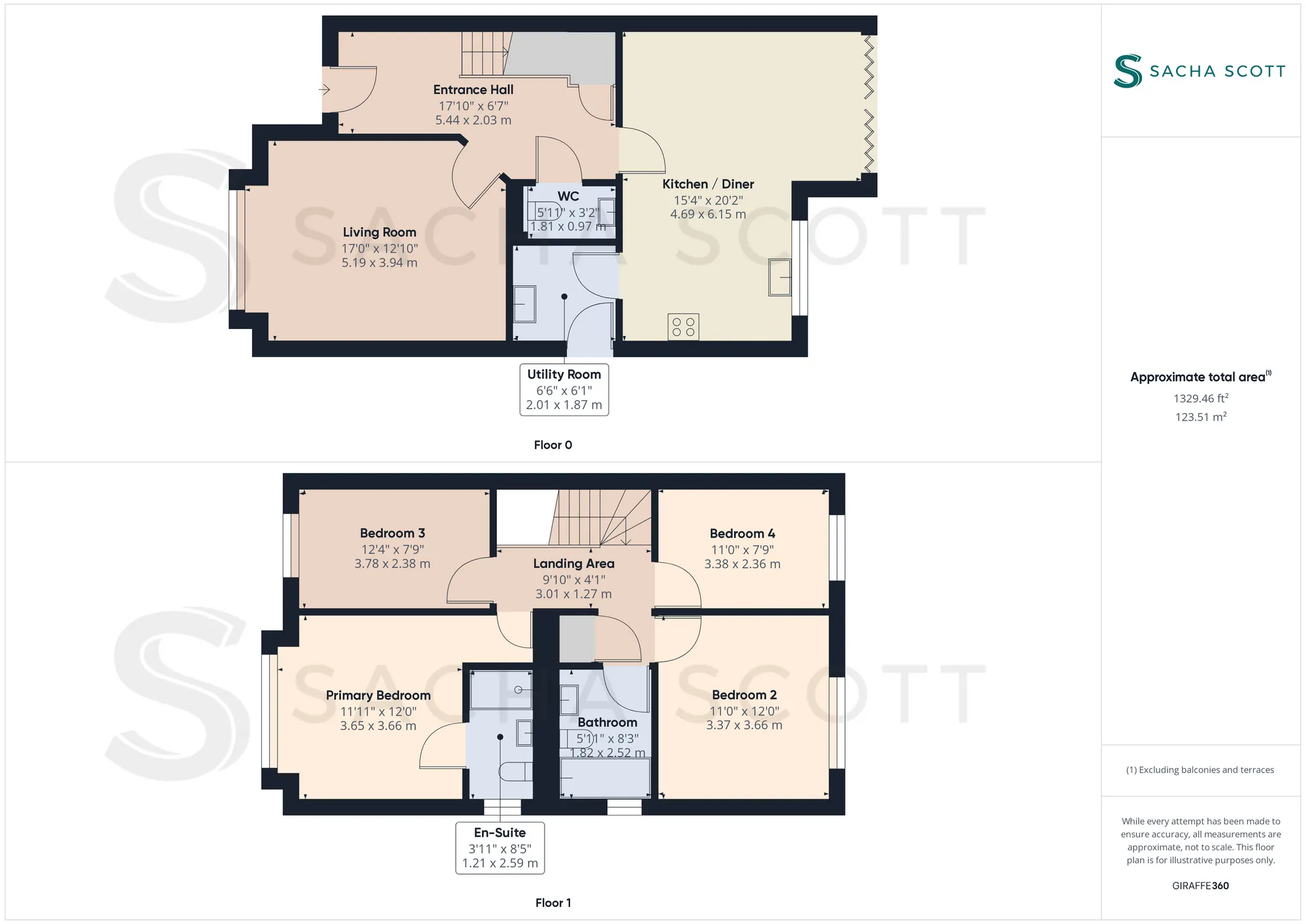 4 bed semi-detached house for sale in Kingfisher Close, Banstead - Property Floorplan