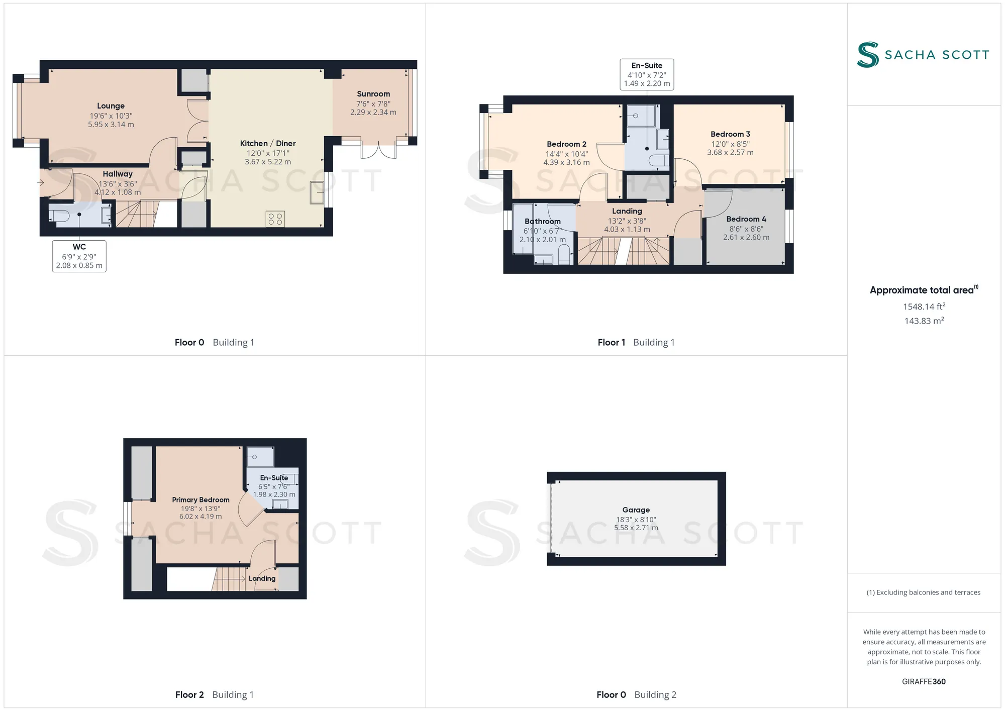 4 bed mid-terraced house for sale in Woodfield Close, Coulsdon - Property Floorplan