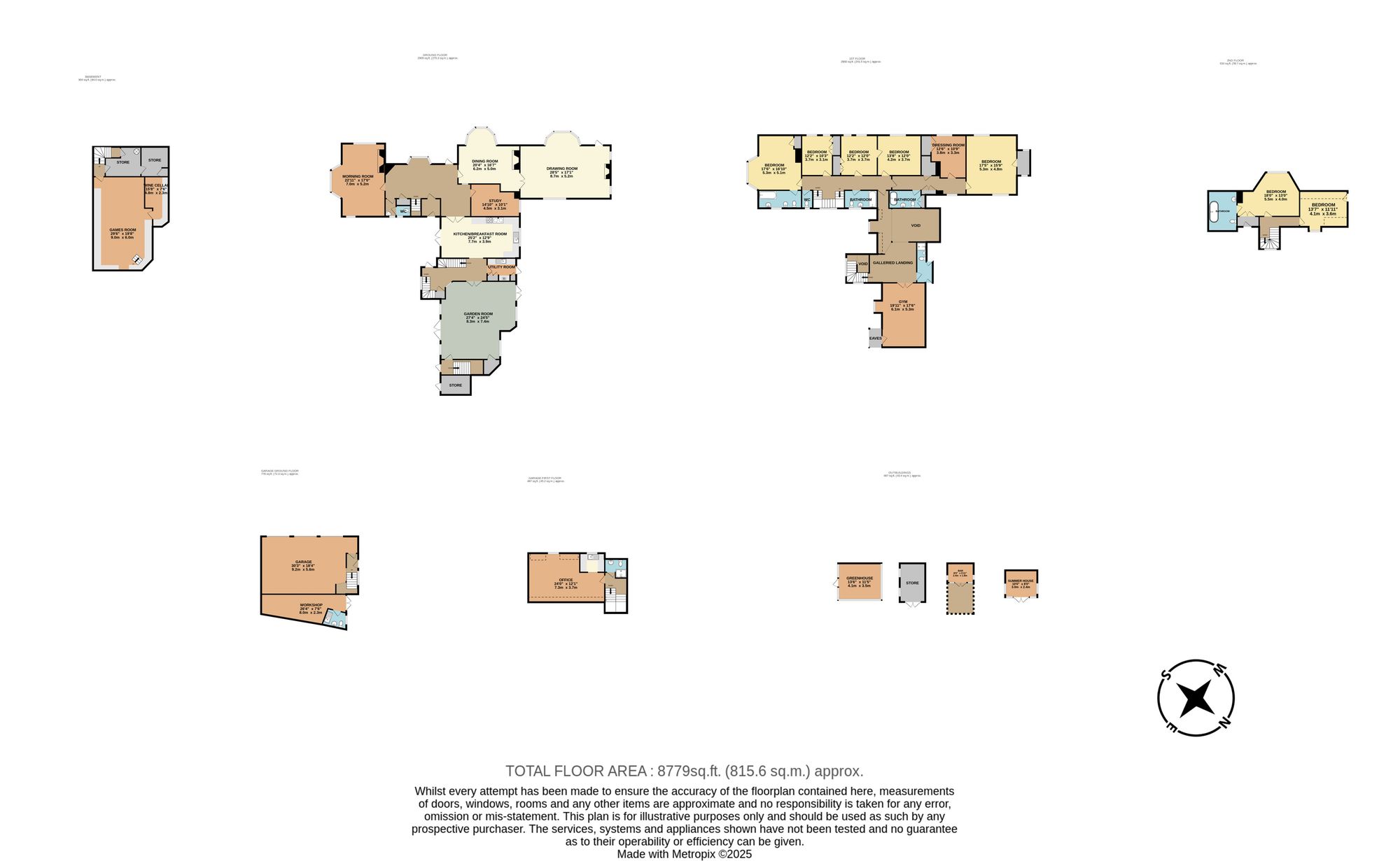 7 bed detached house for sale in Park View Road, Caterham - Property Floorplan