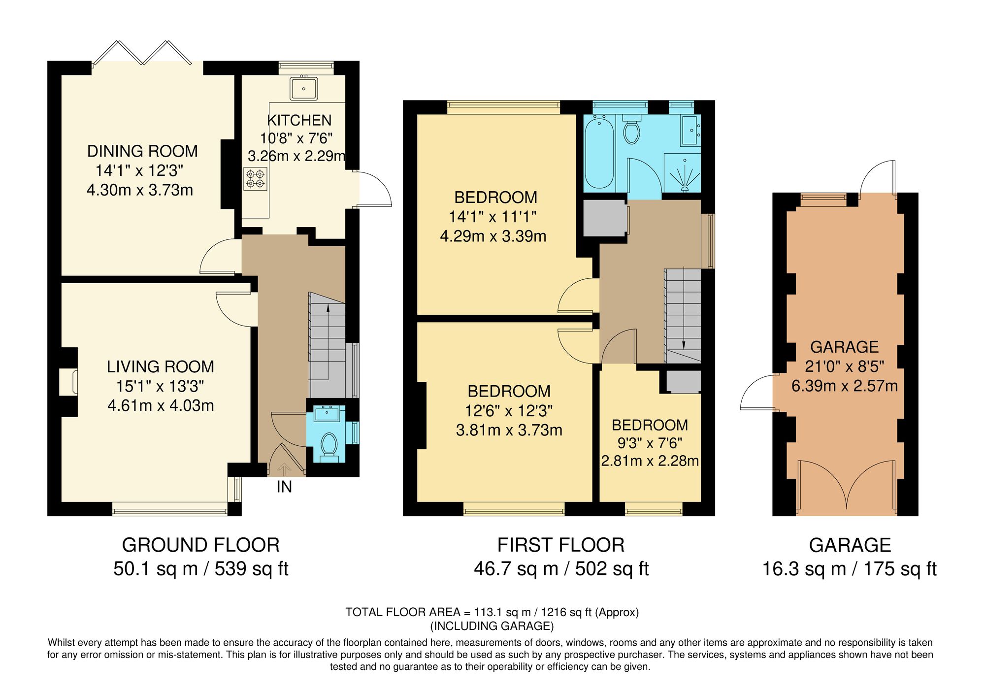 3 bed semi-detached house for sale in Littleheath Road, South Croydon - Property Floorplan