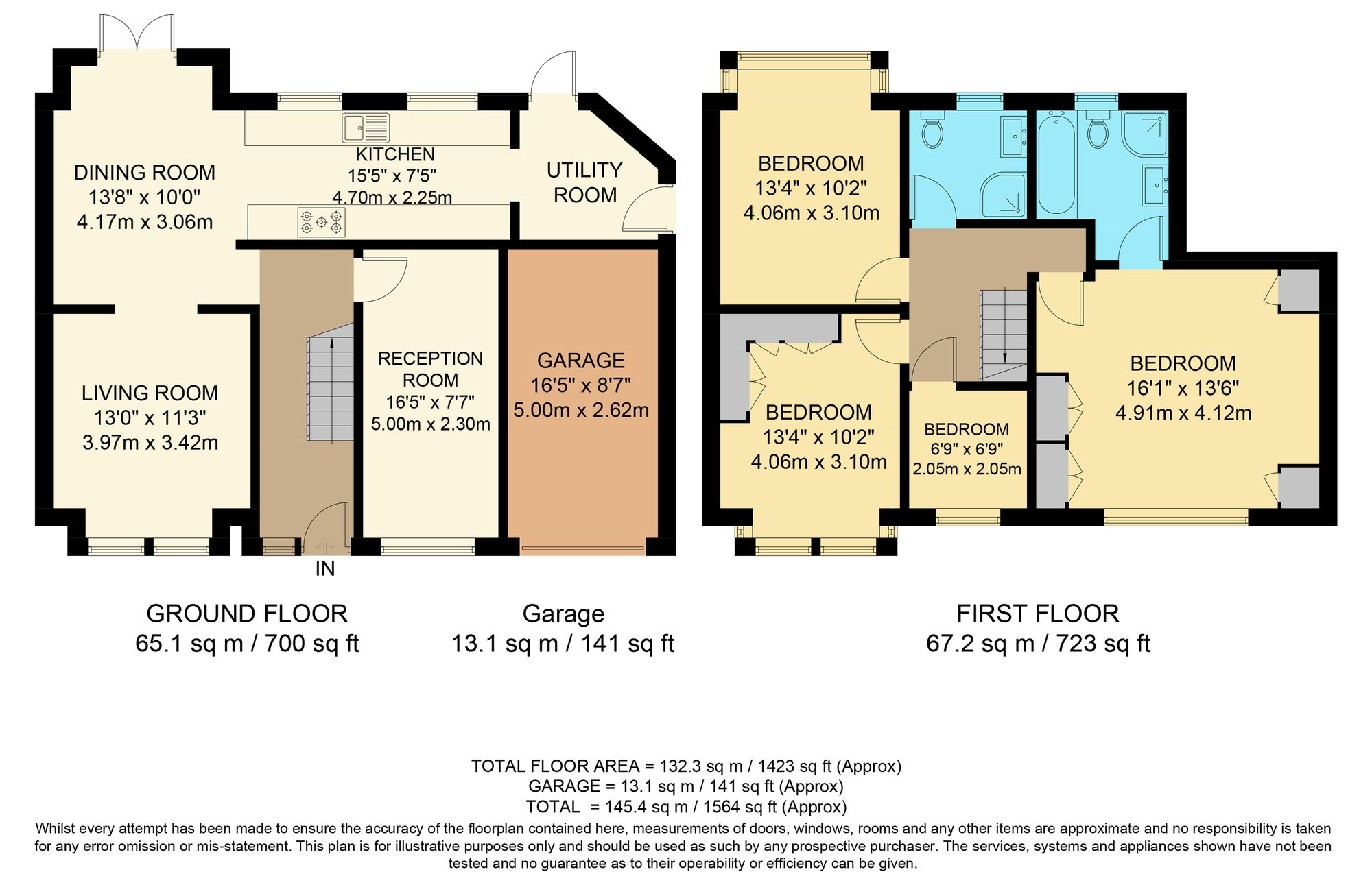 4 bed semi-detached house for sale in Hamsey Green Gardens, Warlingham - Property Floorplan