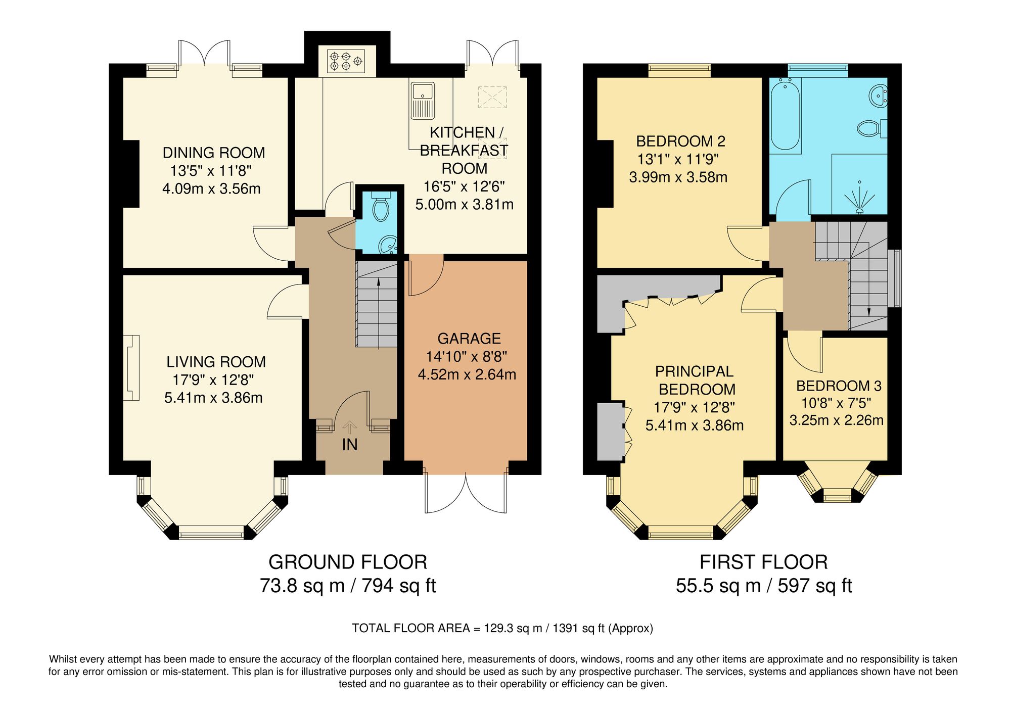 3 bed semi-detached house for sale in Nursery Close, Croydon - Property Floorplan