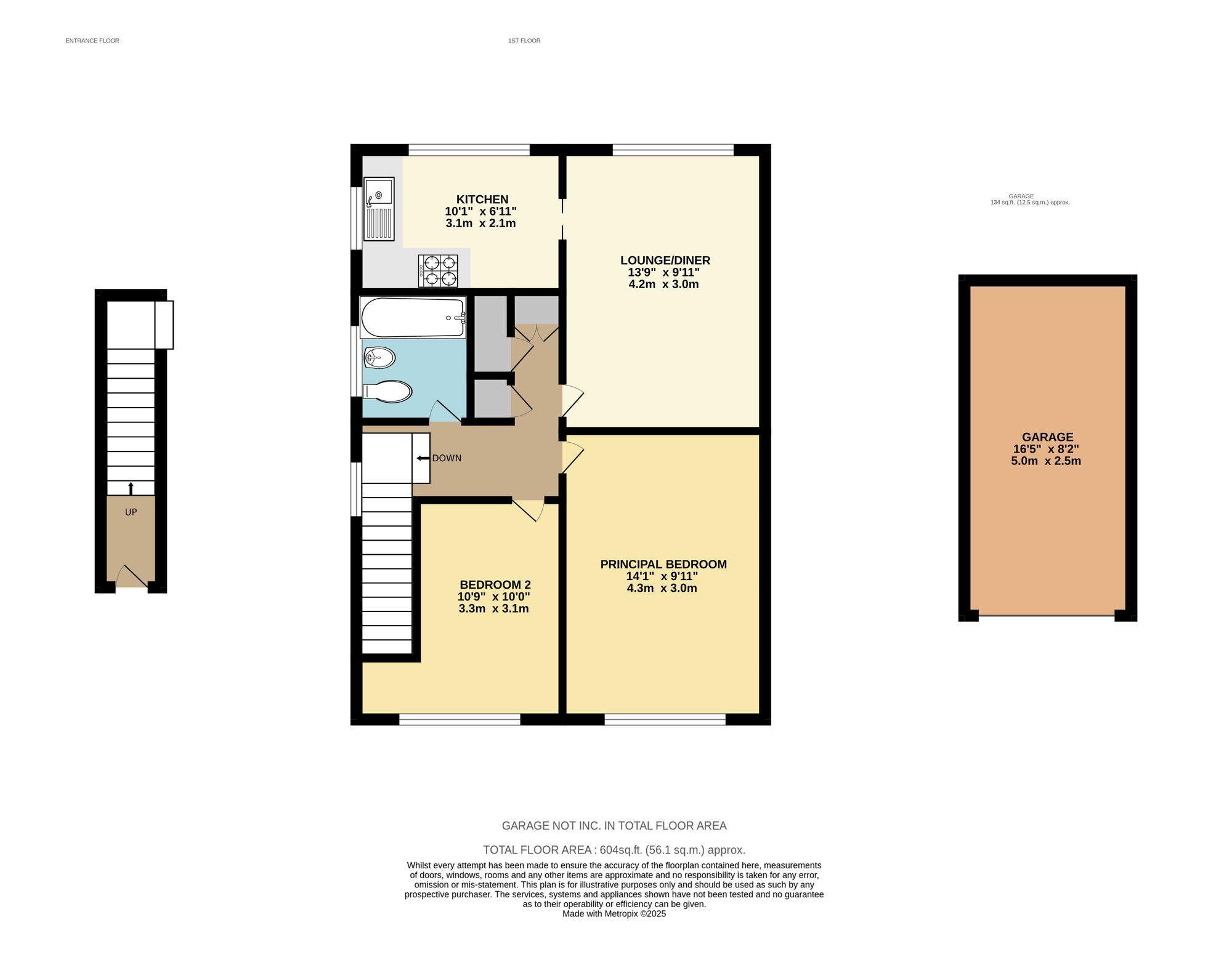 2 bed maisonette for sale in Swallowdale, South Croydon - Property Floorplan