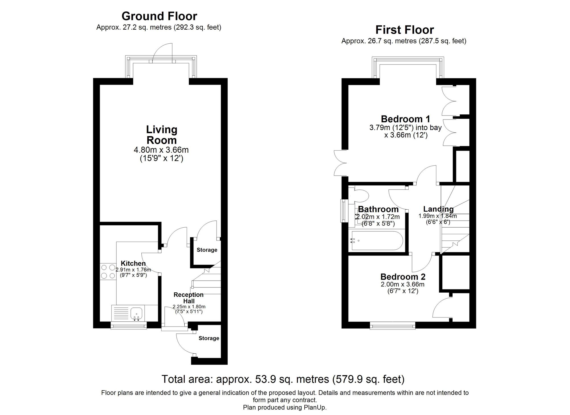 2 bed end of terrace house for sale in New Street, Stratford-Upon-Avon - Property floorplan