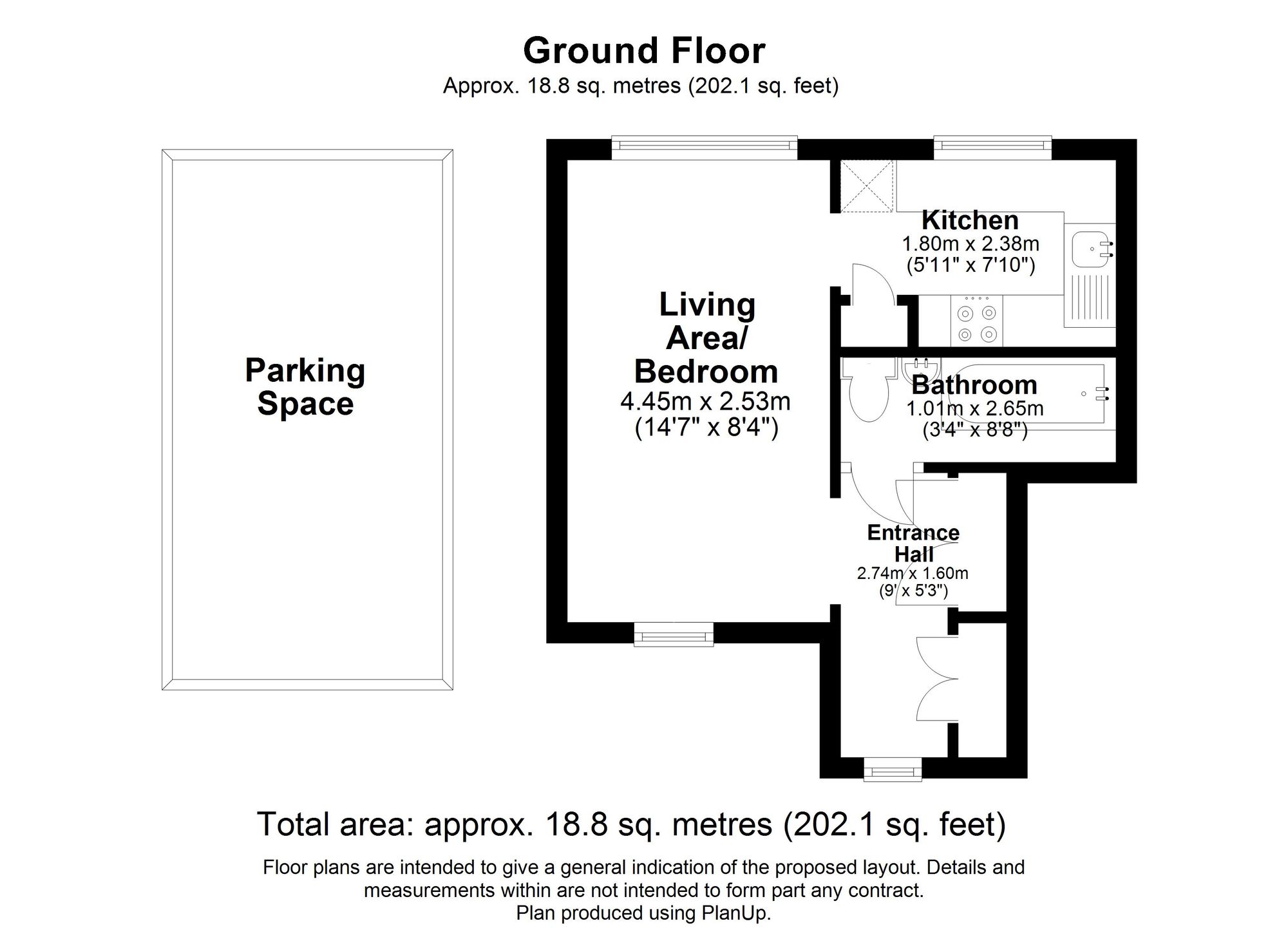 Studio flat for sale in Bancroft Place, Stratford-Upon-Avon - Property floorplan