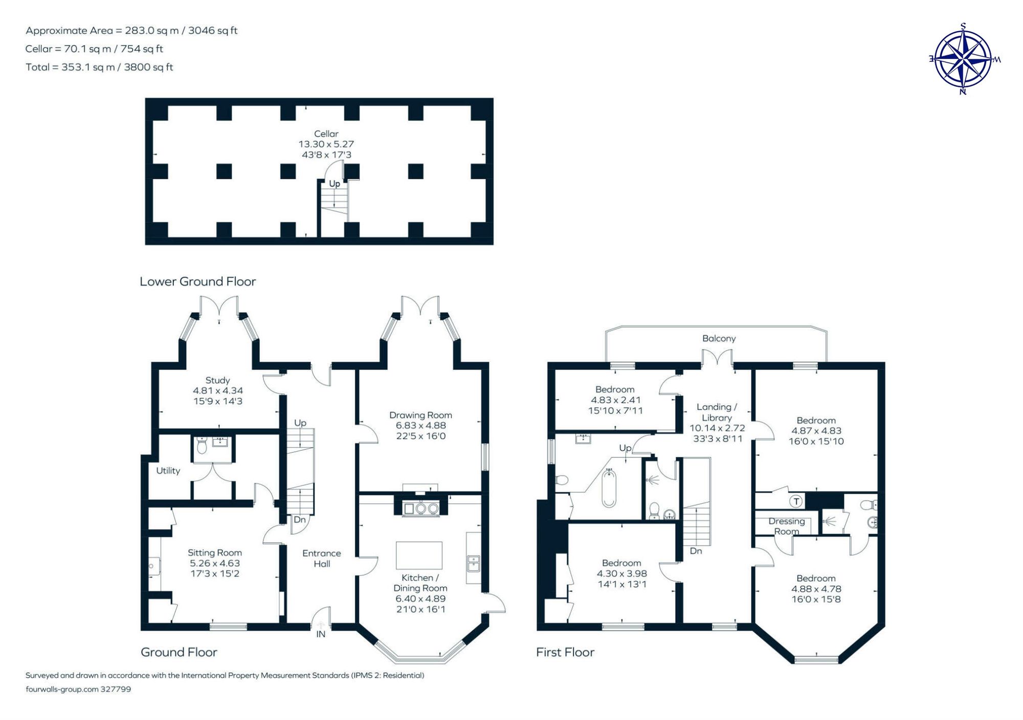 4 bed farm house for sale in Hatton Rock, Stratford-Upon-Avon - Property floorplan