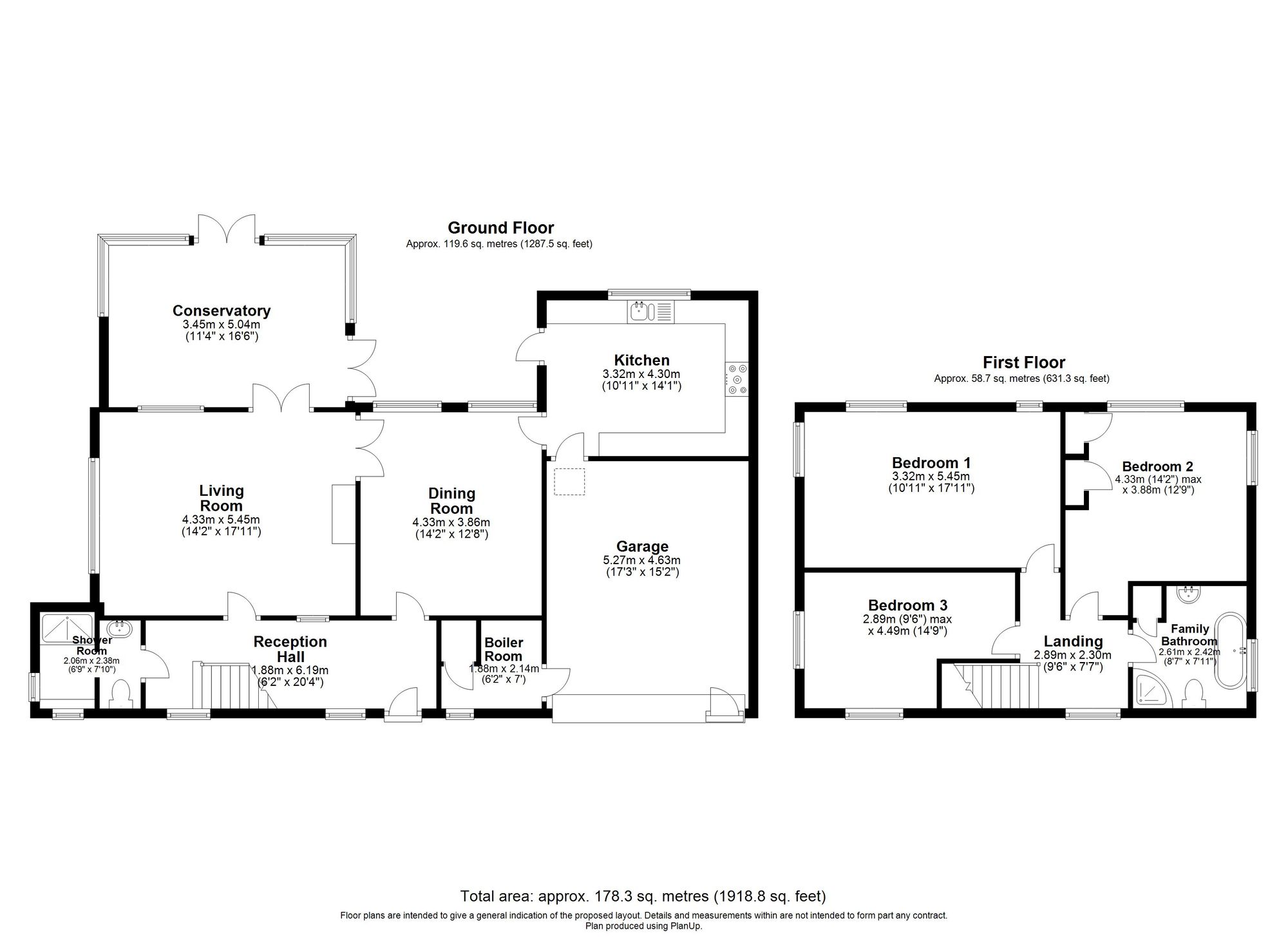 3 bed detached house for sale in Church Lane, Stratford-Upon-Avon - Property floorplan