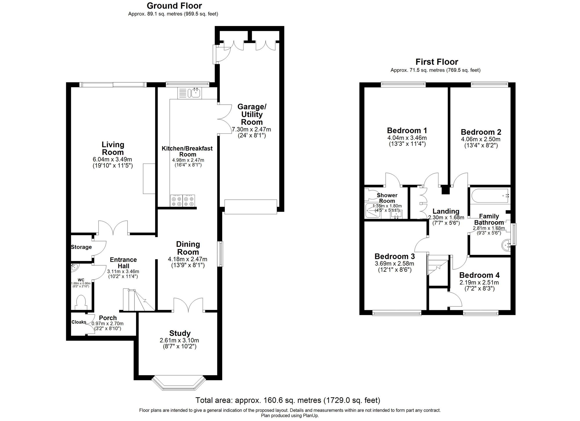 4 bed detached house for sale in Plott Lane, Rugby - Property floorplan