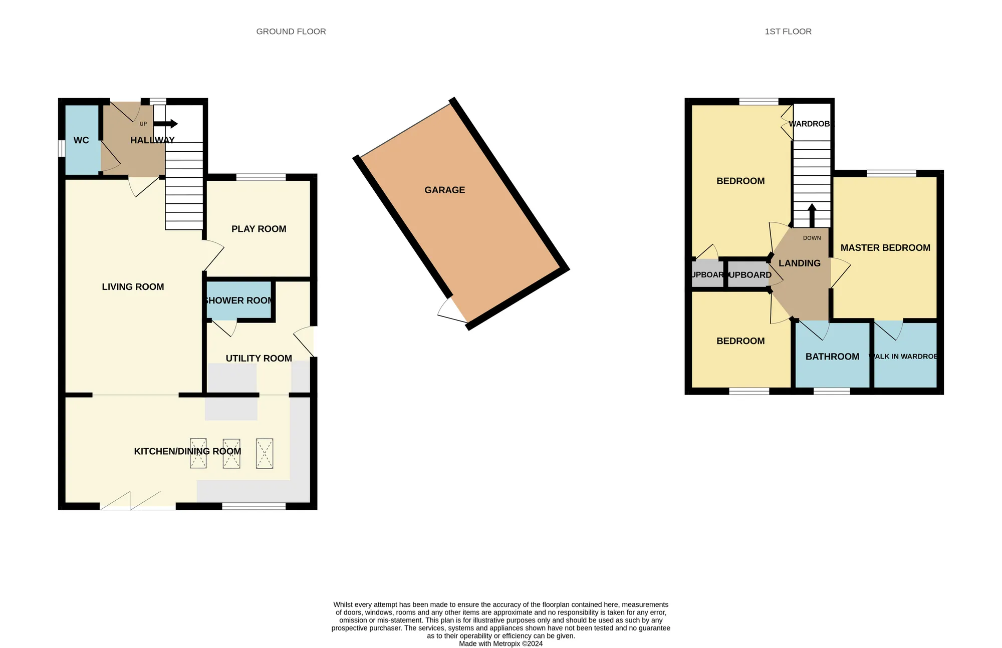 3 bed detached house for sale in Alderton Road, Grays - Property floorplan
