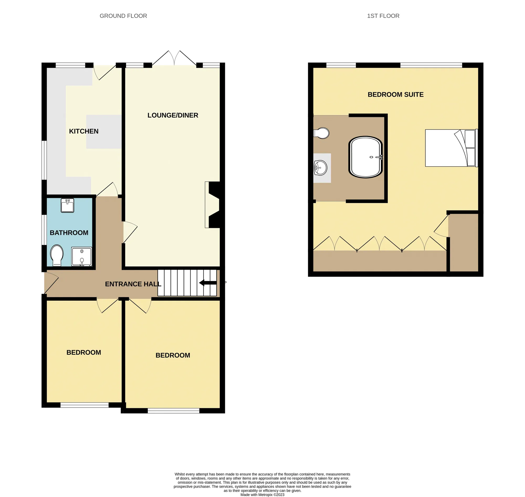 3 bed semi-detached house for sale in Church Lane, Upminster - Property floorplan