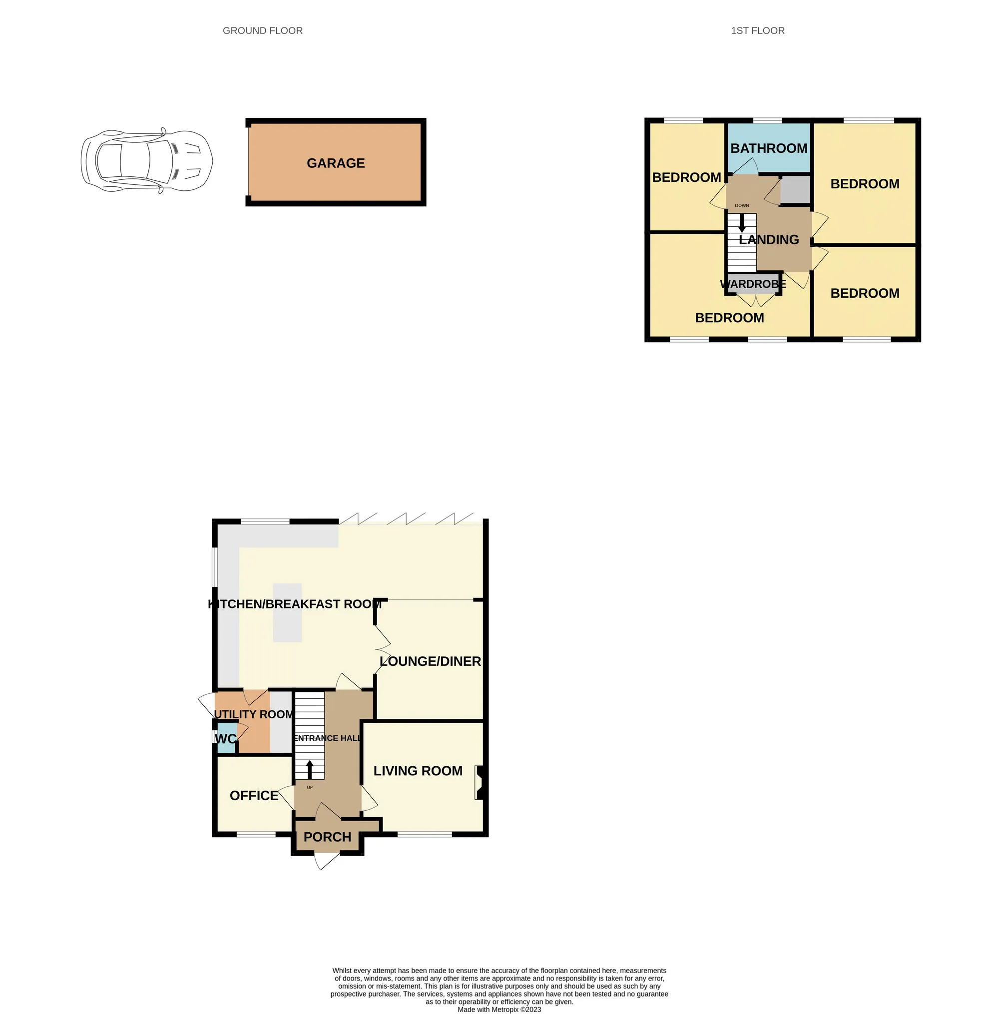 4 bed semi-detached house for sale in Bishops Road, Stanford-Le-Hope - Property floorplan