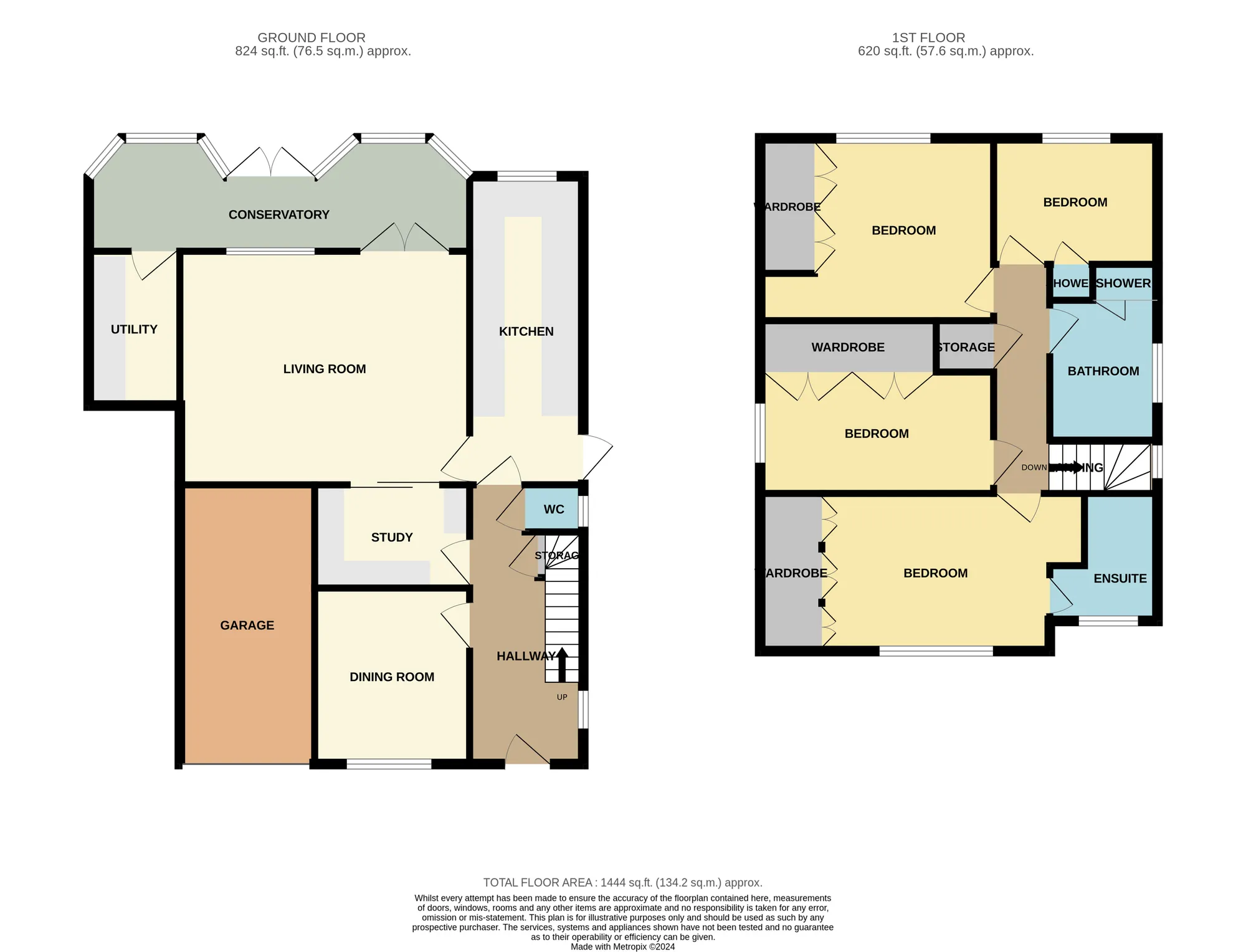 4 bed detached house for sale in Fourth Avenue, Stanford-Le-Hope - Property floorplan