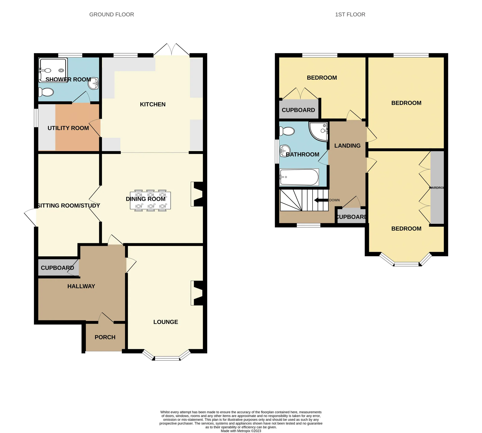 3 bed semi-detached house for sale in Wood View, Grays - Property floorplan