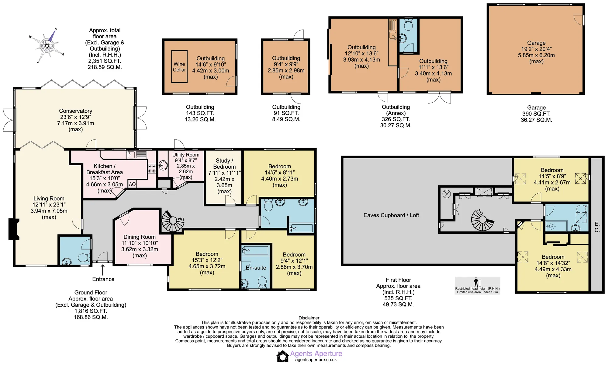 5 bed detached house for sale in Kirkham Road, Stanford-Le-Hope - Property floorplan
