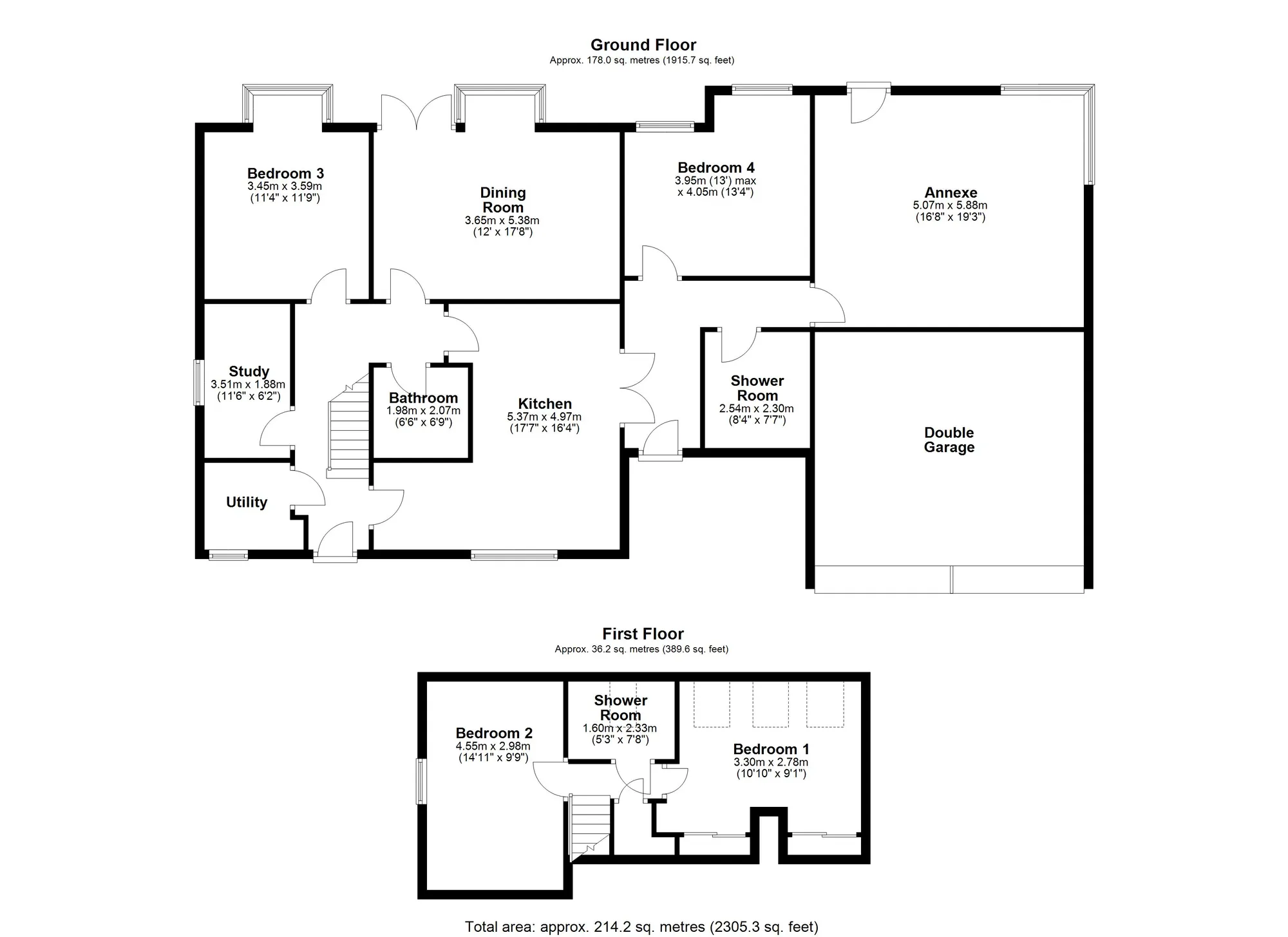5 bed detached bungalow for sale in Cheriton Bishop, Exeter - Property floorplan