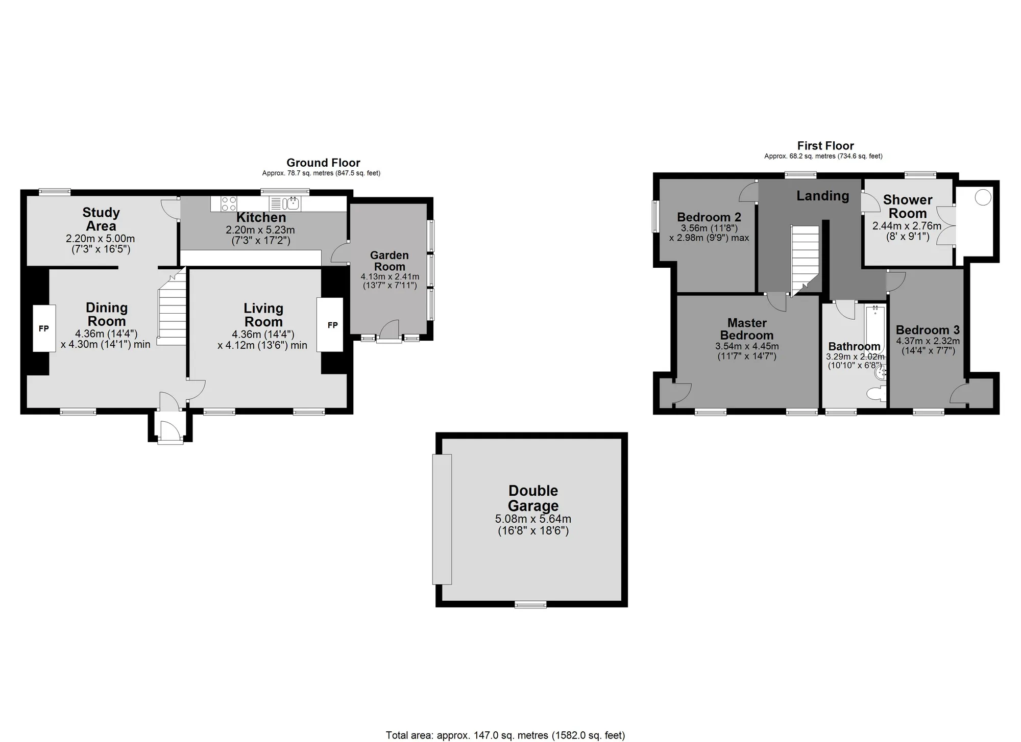 3 bed detached house for sale in Coleford, Crediton - Property floorplan