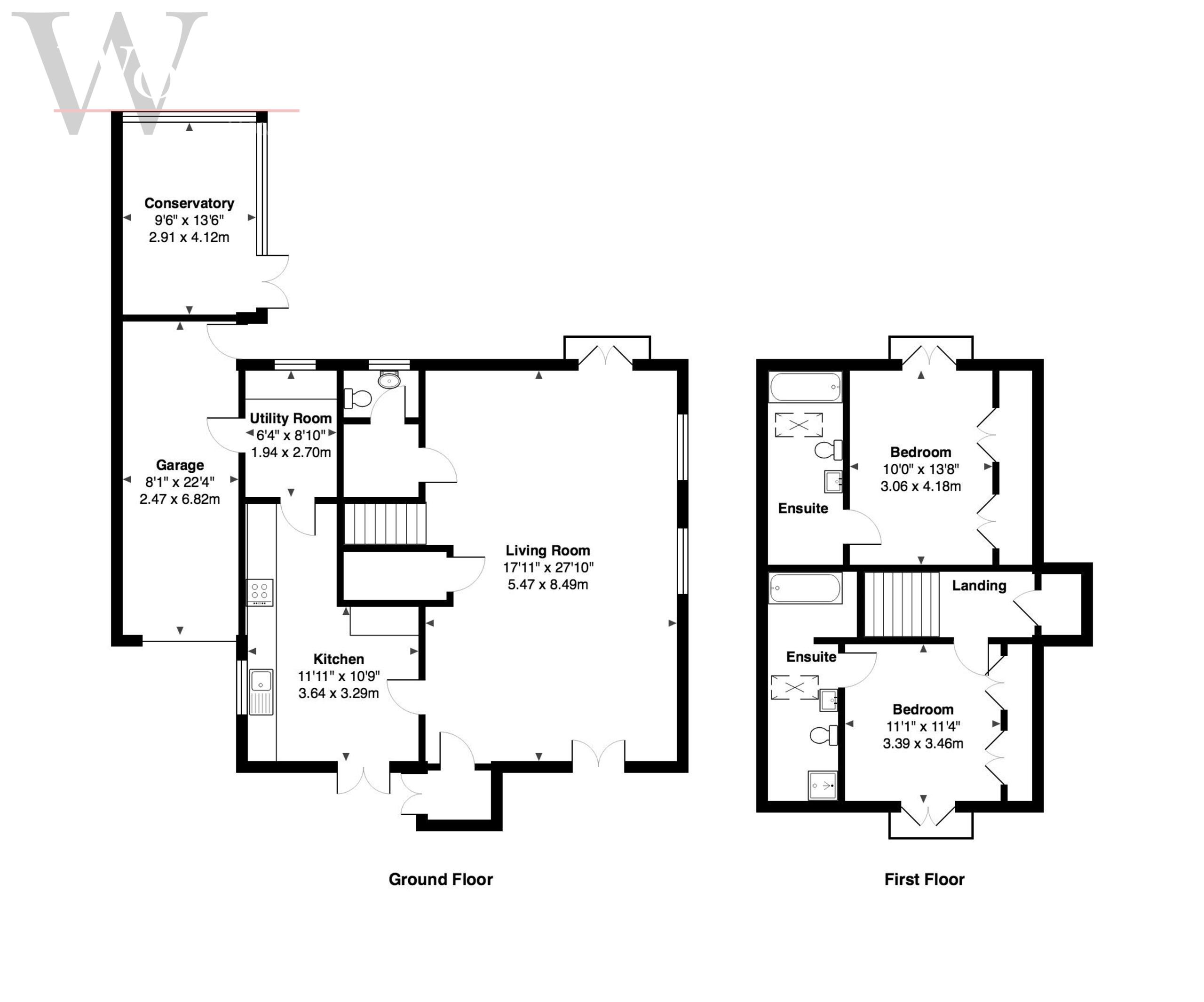 2 bed for sale in Abbotskerswell, Newton Abbot - Property floorplan