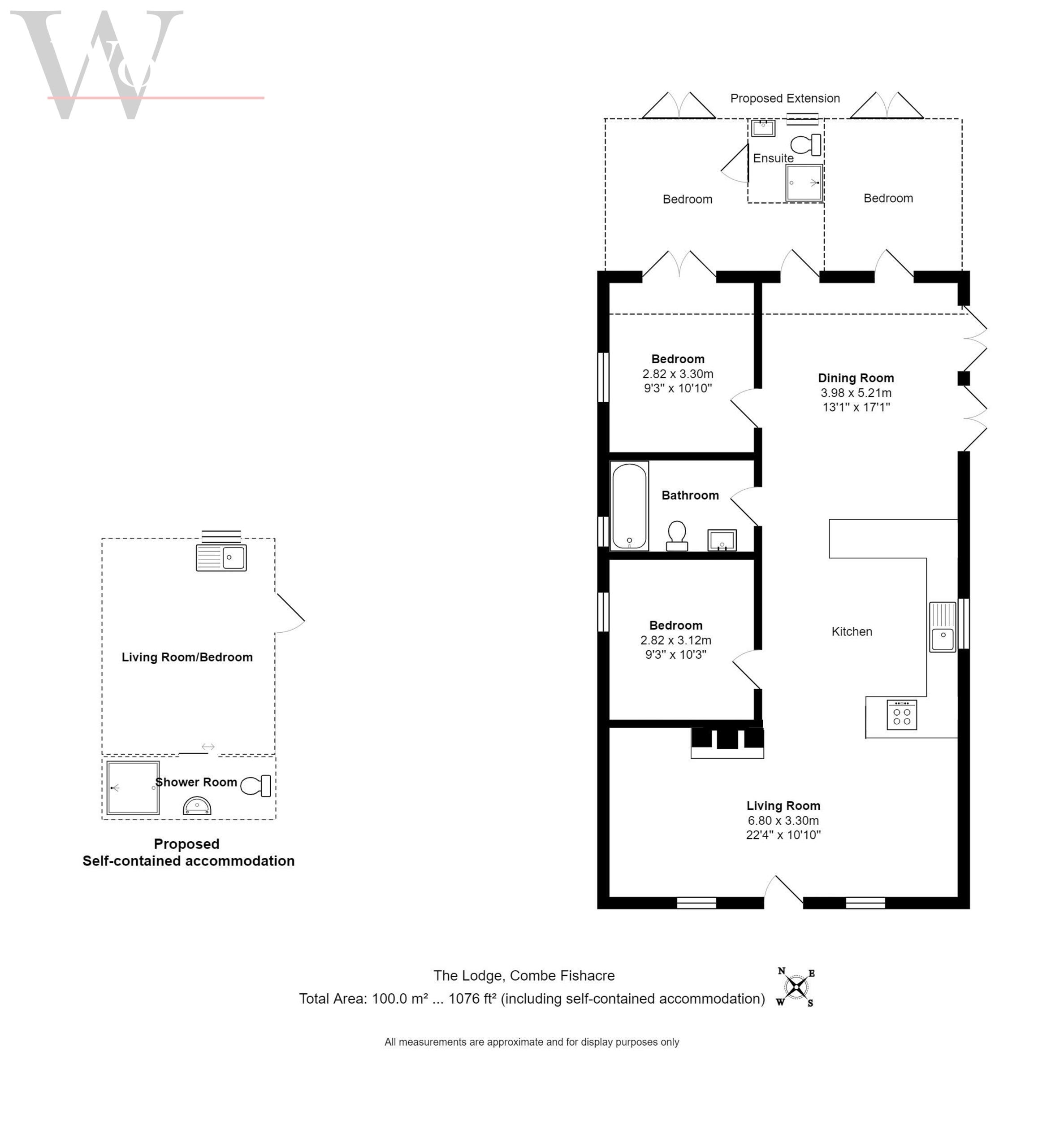 2 bed detached house for sale in Coombe Fishacre, Newton Abbot - Property floorplan