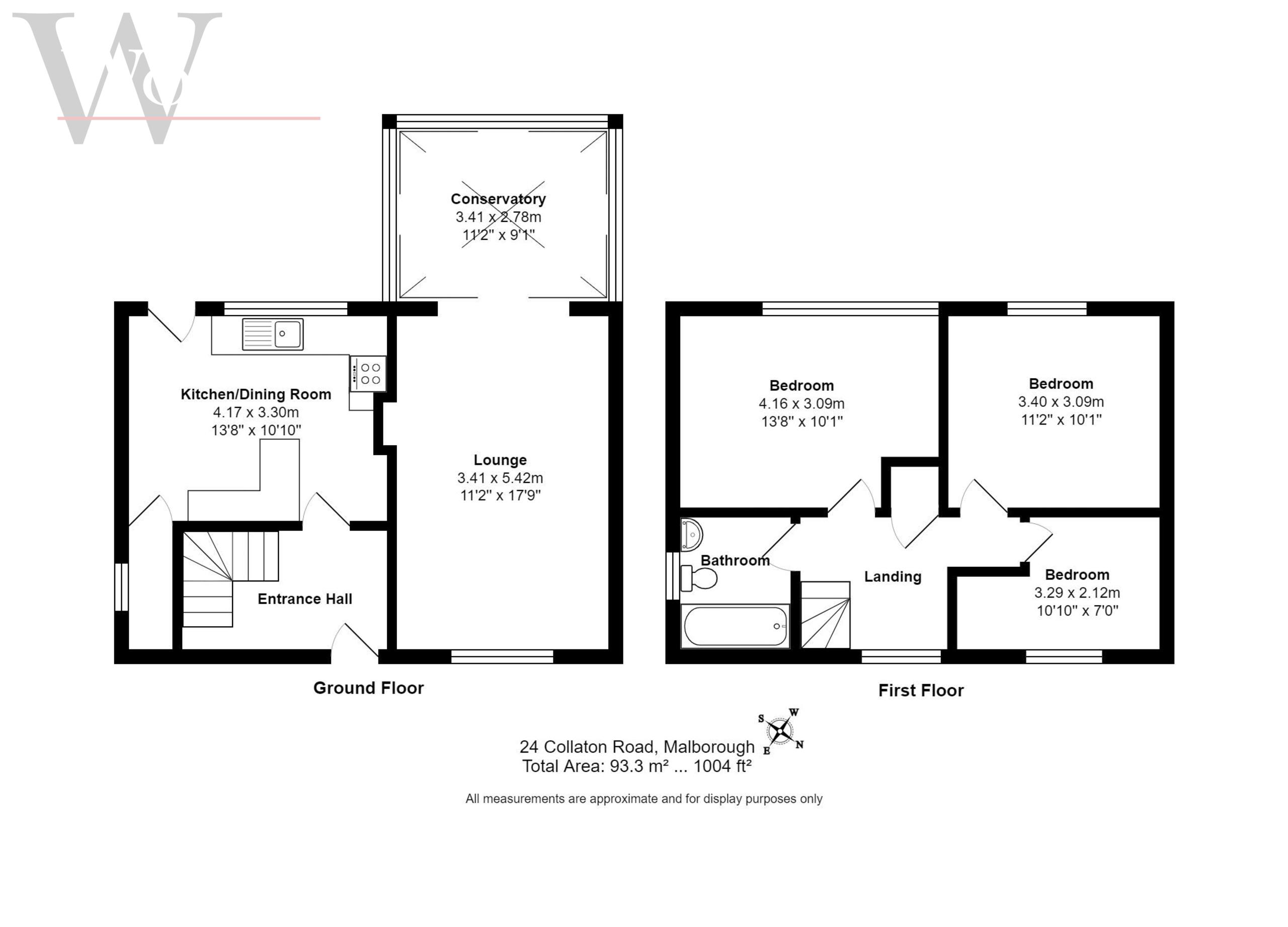 3 bed terraced house for sale in Collaton Road, Malborough - Property floorplan