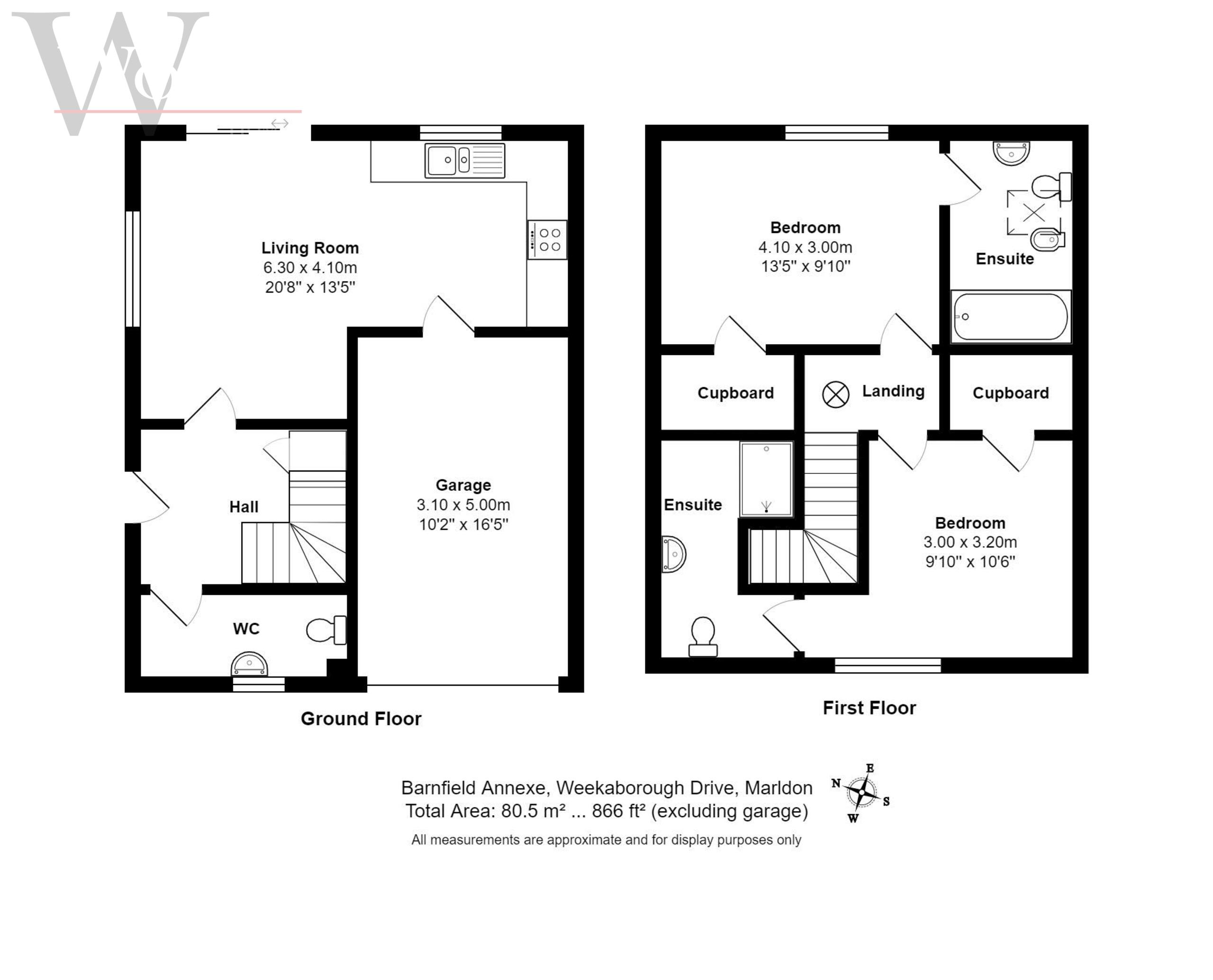 6 bed detached house for sale in Marldon, Paignton - Property floorplan