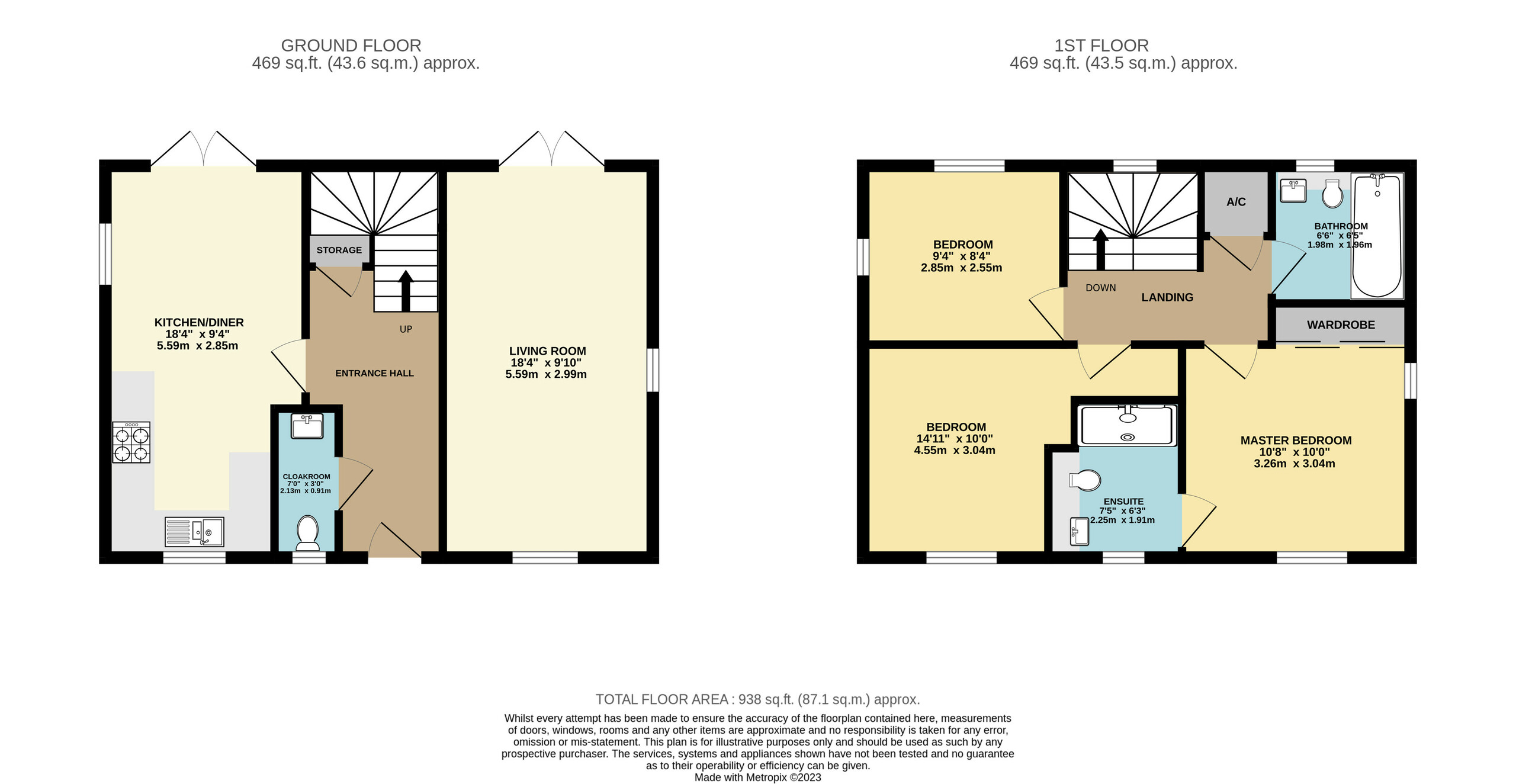 3 bed detached house for sale in Bovey Tracey, Newton Abbot - Property floorplan