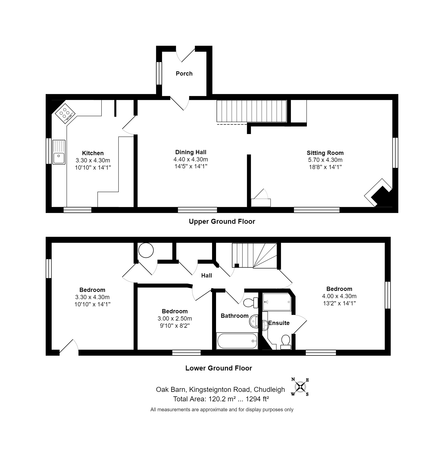 3 bed barn conversion for sale in Kingsteignton Road, Chudleigh - Property floorplan