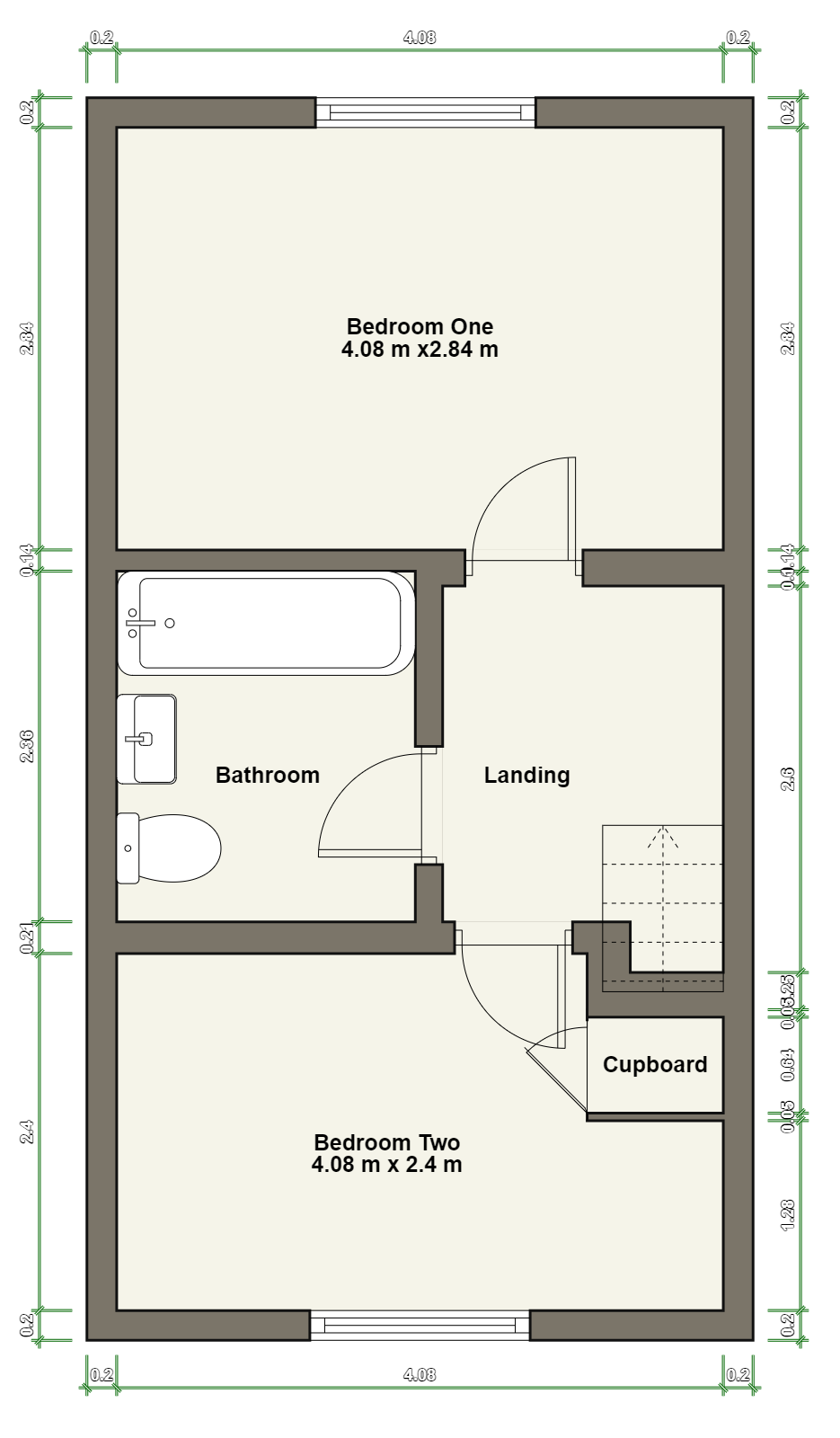 2 bed semi-detached house for sale in Spinners Square, Chudleigh - Property floorplan
